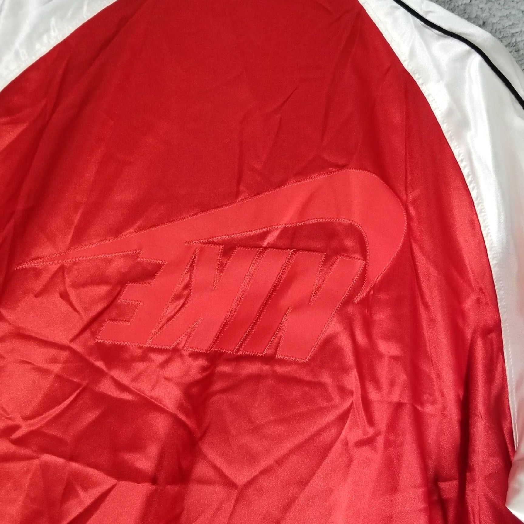 Nike Nike Sample Jacket Unisex Adults 22X27 Red Inverted Swoosh 80s 90s Retro Air Jordan Coat Jacket Words: Sample/Limited Edition Size US XXL / EU 58 / 5 - 4 Thumbnail