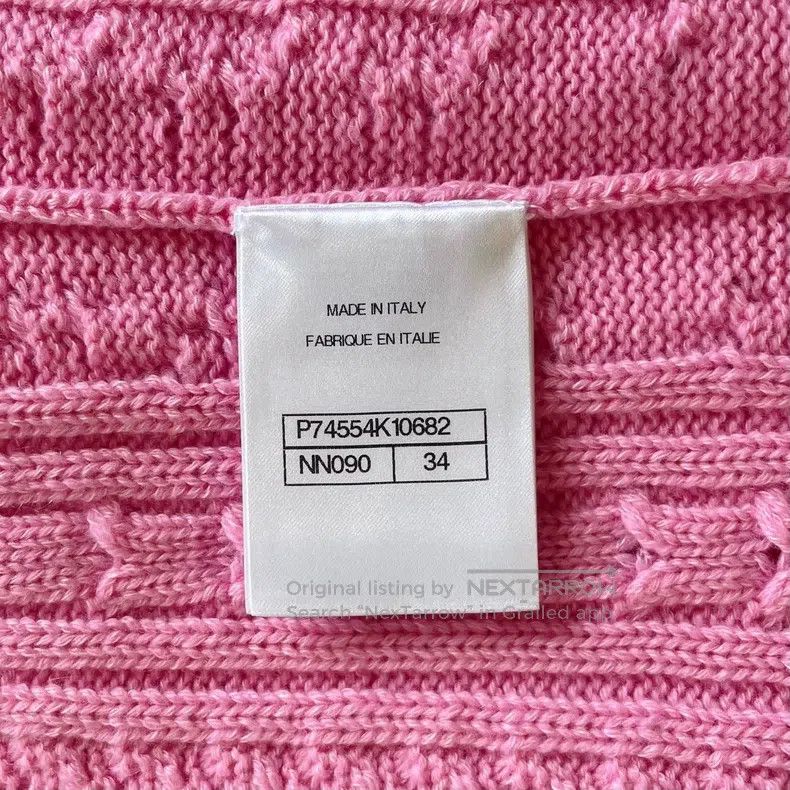 Chanel Chanel Pink colour-blocked striped sleeveless dress Size XXS / US 00 / IT 34 - 7 Thumbnail
