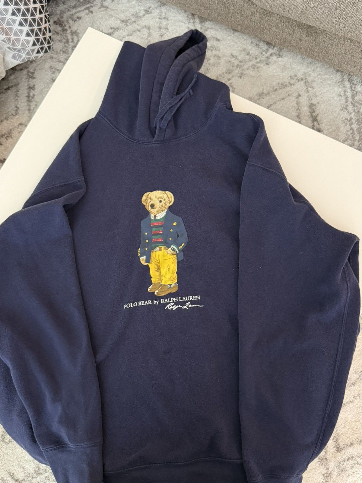 Polo Ralph Lauren Ralph Lauren Dark Blue Big Bear Hoodie Size US XXL / EU 58 / 5 - 2 Thumbnail