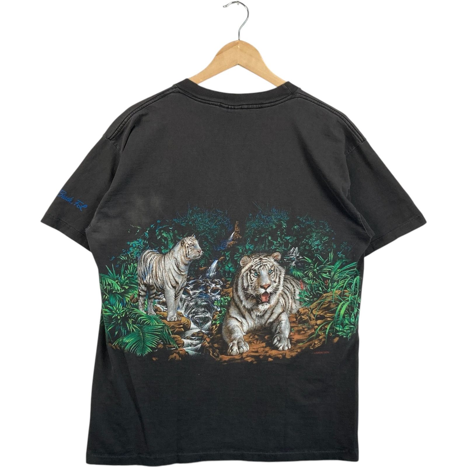 Signal Sport Vintage White Tigers Melbourne Beach, FL Souvenir Tee L Size US L / EU 52-54 / 3 - 5 Thumbnail