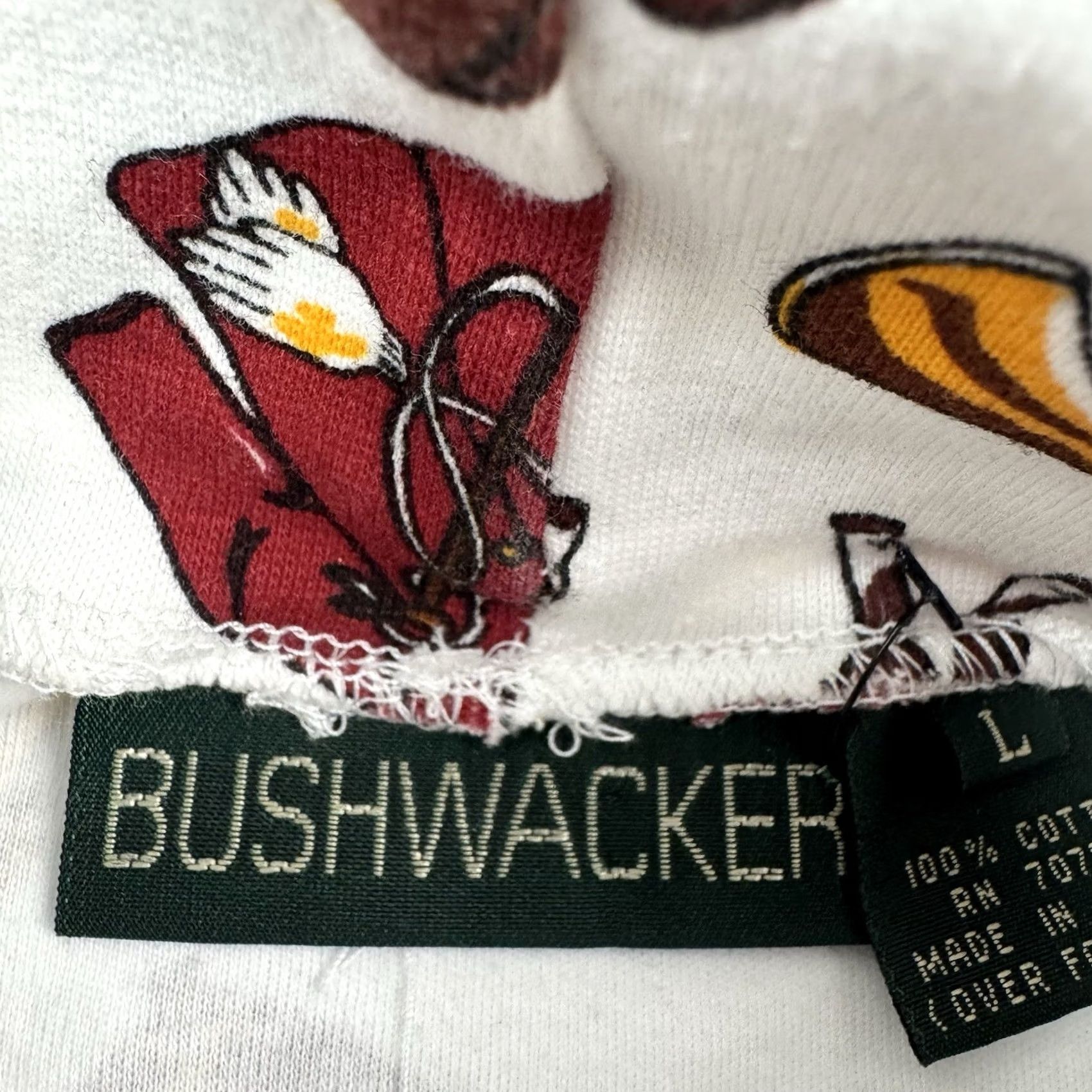 Vintage VINTAGE Bushwacker Equestrian Long Sleeve Turtleneck Womens L White Cotton Shirts Womens Medium? Size L / US 10 / IT 46 - 2 Thumbnail