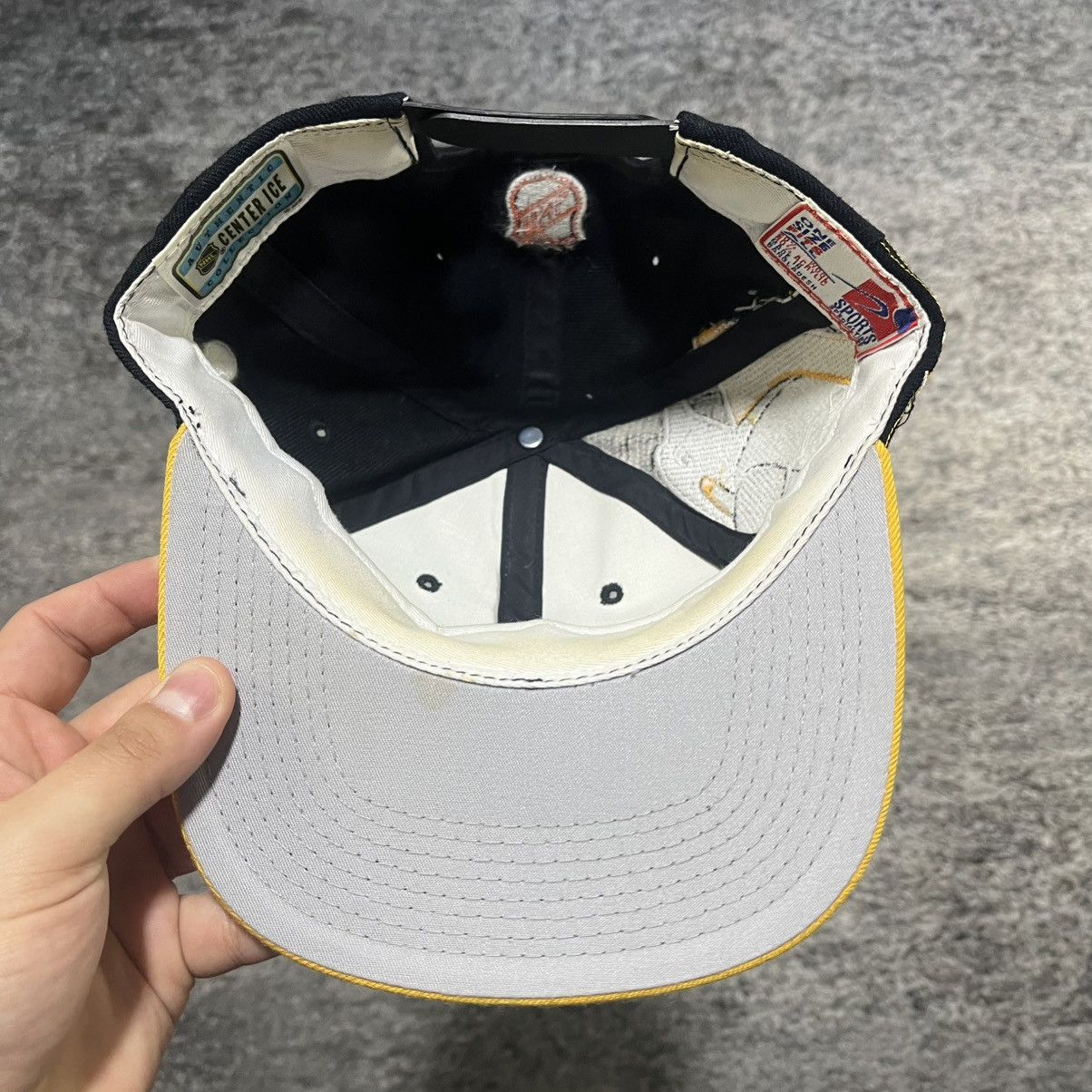 Sports Specialties VTG 90s Pittsburgh Penguins Sports Specialties Shadow Hat Size ONE SIZE - 6 Thumbnail
