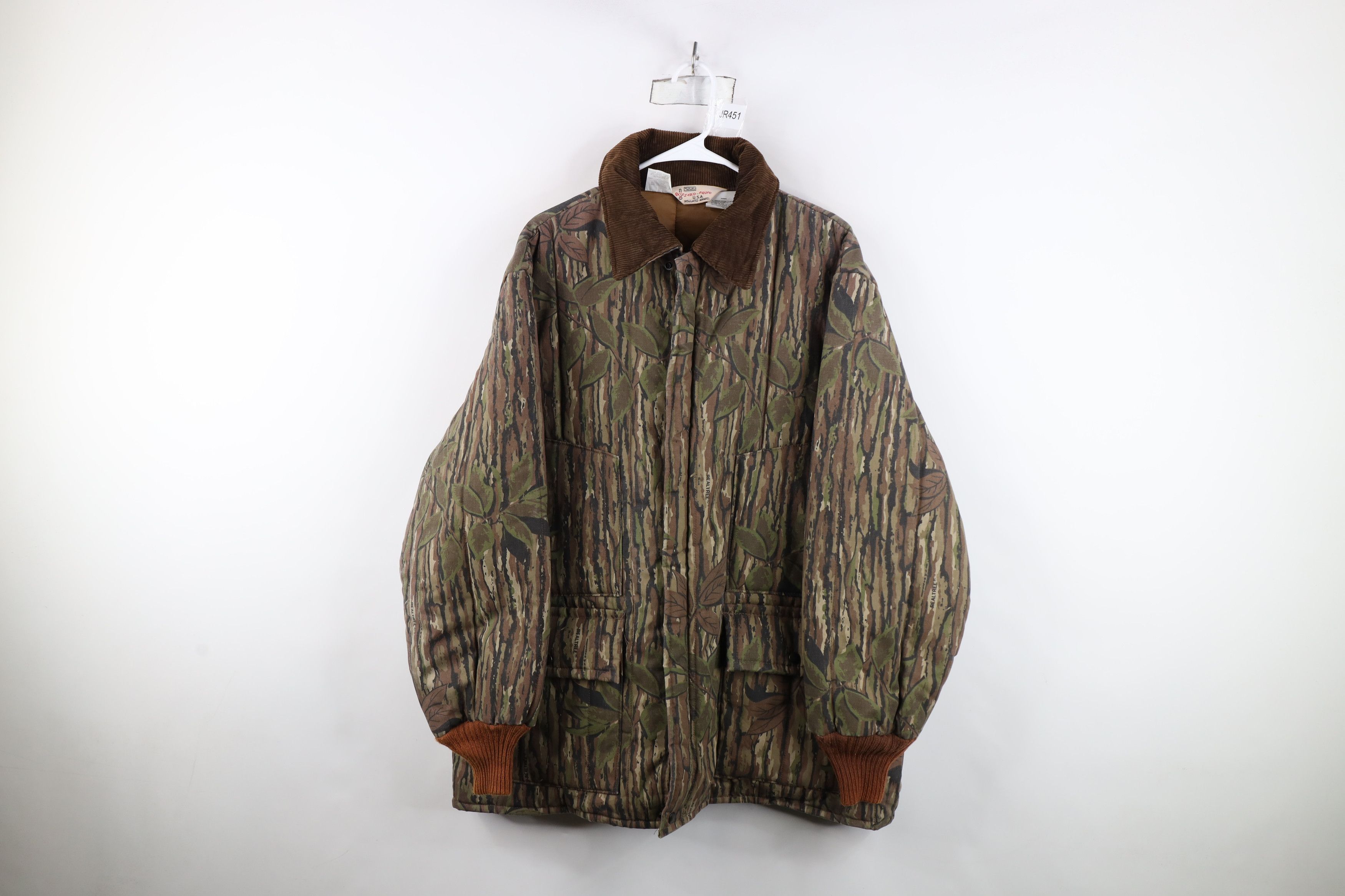 Walls Vintage 90s Walls Camouflage Quilted Chore Barn Jacket USA Size US XL / EU 56 / 4 - 1 Thumbnail
