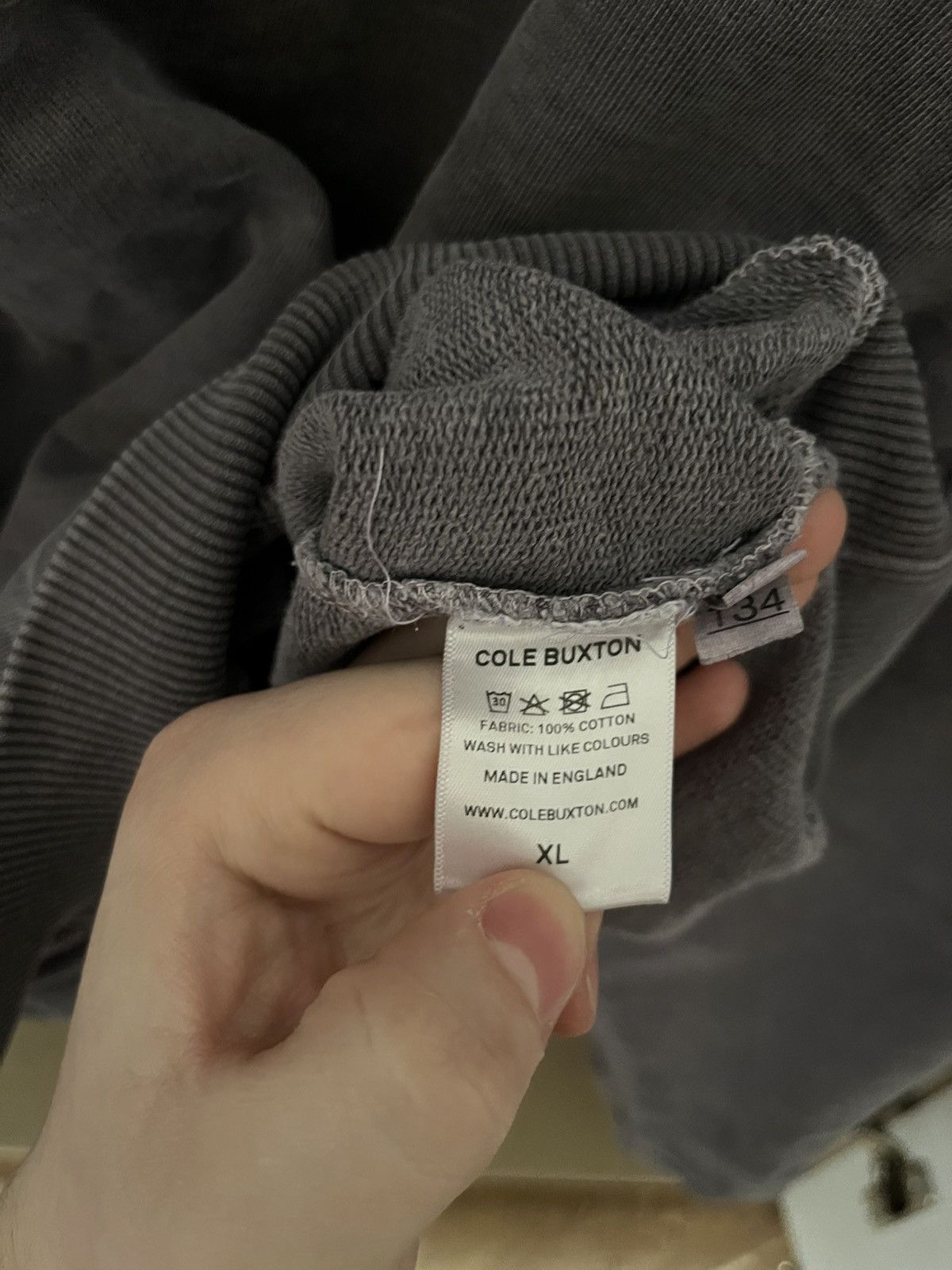 Cole Buxton Cole Buxton Washed Hoodie Size US XL / EU 56 / 4 - 10 Thumbnail