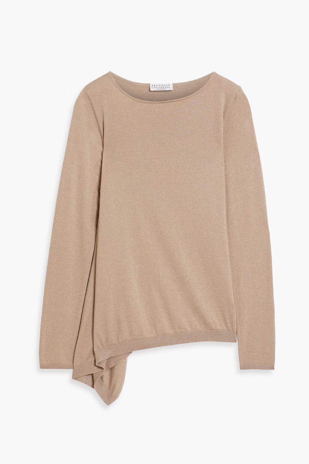 Brunello Cucinelli o1y0825 Cashmere Blend Sweater in Camel Size M / US 6-8 / IT 42-44 - 1 Thumbnail