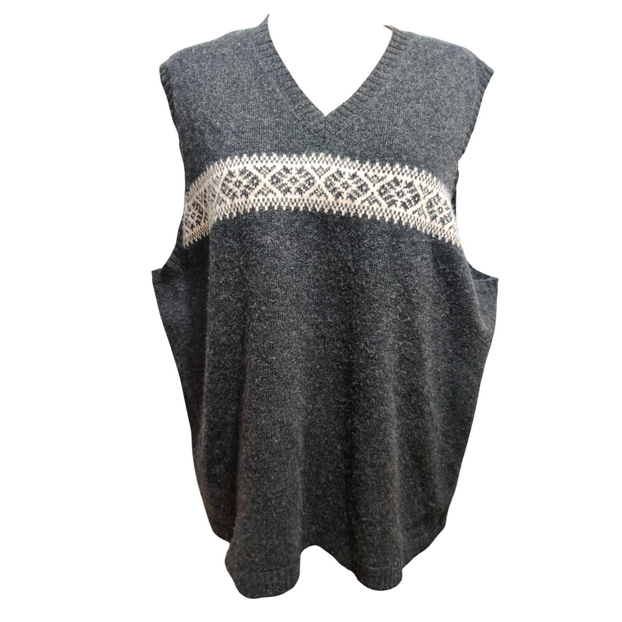 Other Venezia Jeans Plus Size 22/24 Vest Fair Isle Wool Blend Swea Size 3XL / US 20-22 - 10 Thumbnail