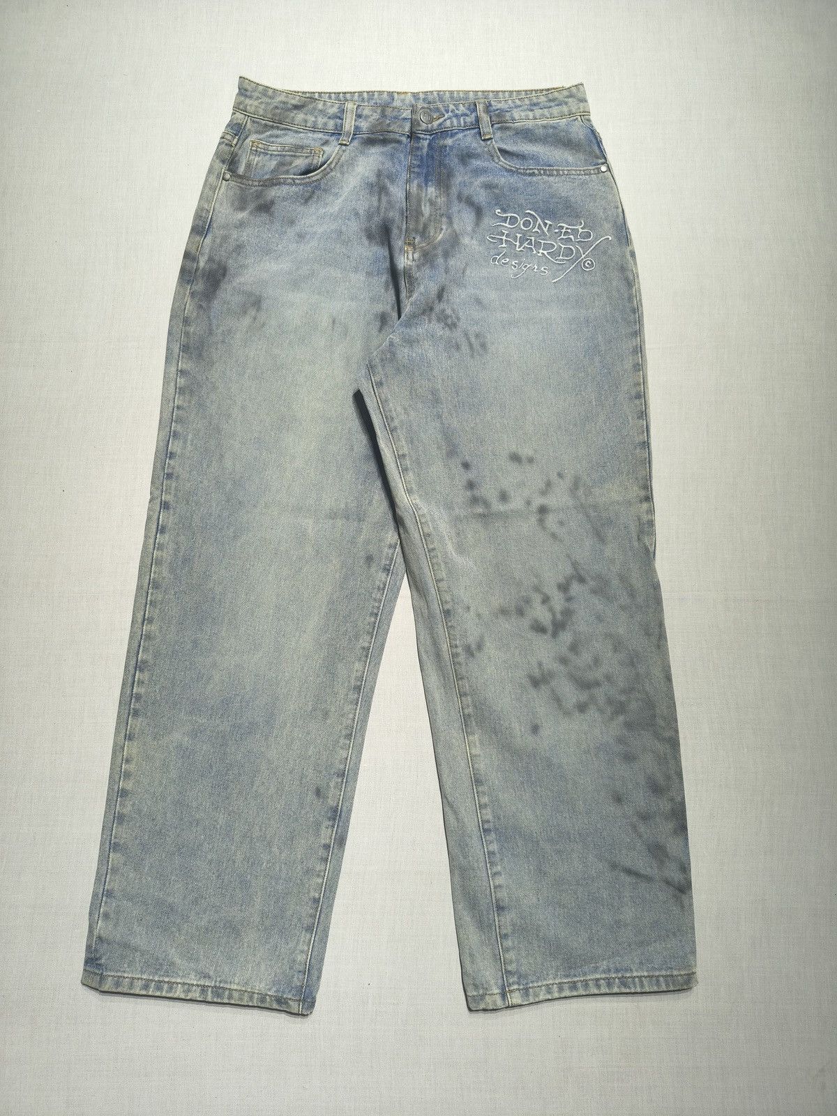Ed Hardy DISTRESSED NEW YORK CITY ED HARDY JEANS🗽(041) Size US 32 / EU 48 - 2 Thumbnail