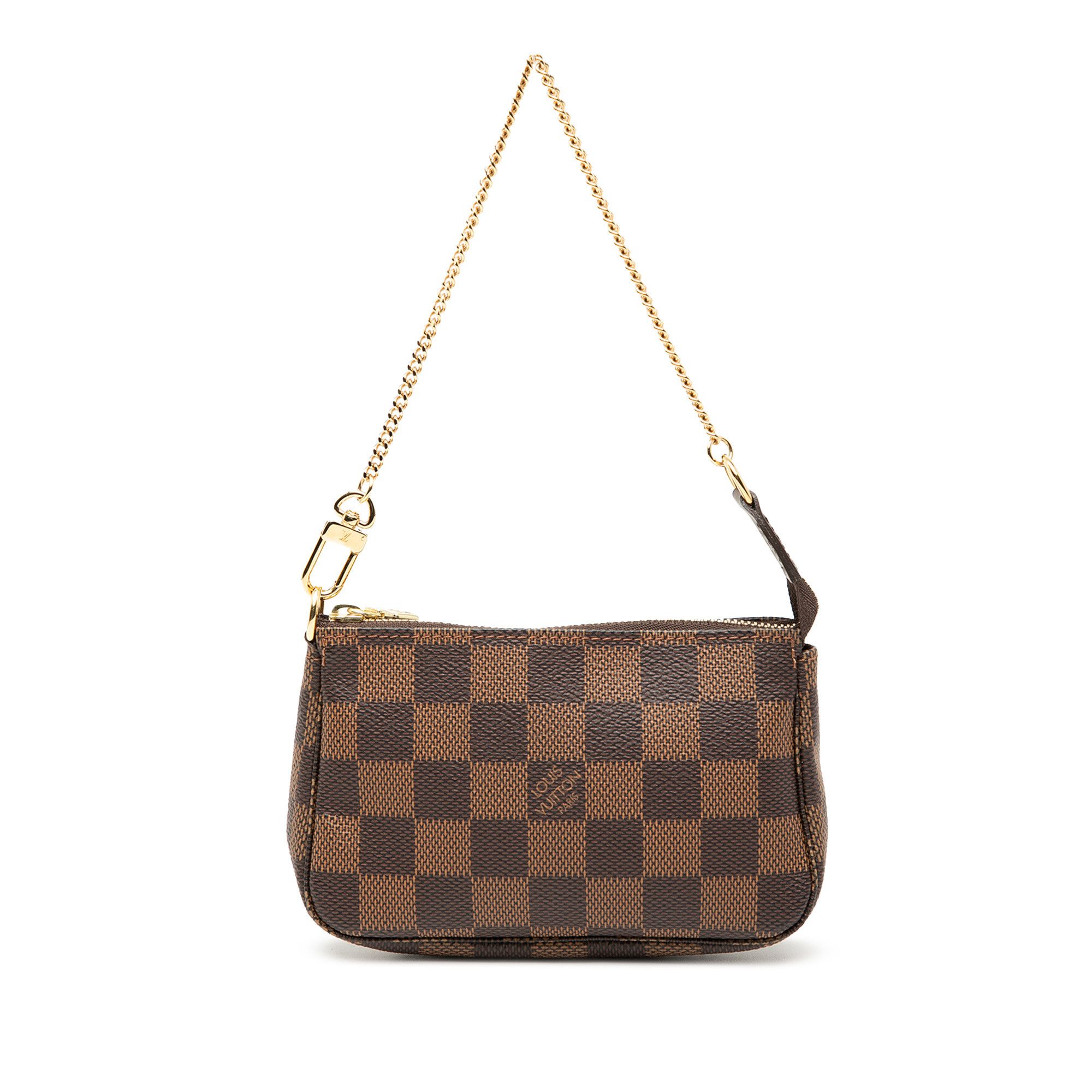 Louis Vuitton Louis Vuitton Damier Ebene Mini Pochette Accessoires Size ONE SIZE - 1 Thumbnail