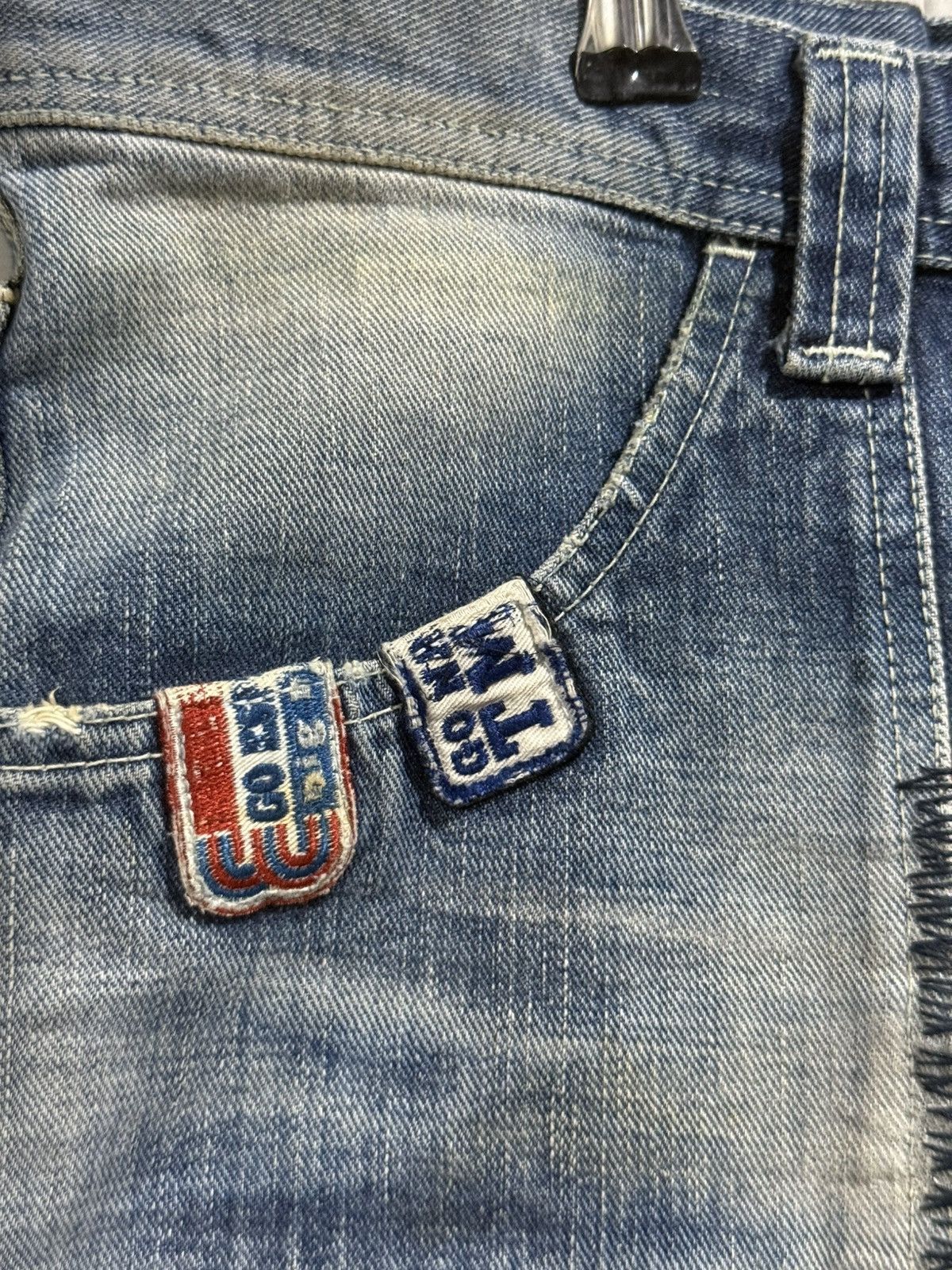 Japanese Brand Japanese fashion TMT japan Bush Denim PatchWork Jeans Size US 32 / EU 48 - 4 Thumbnail