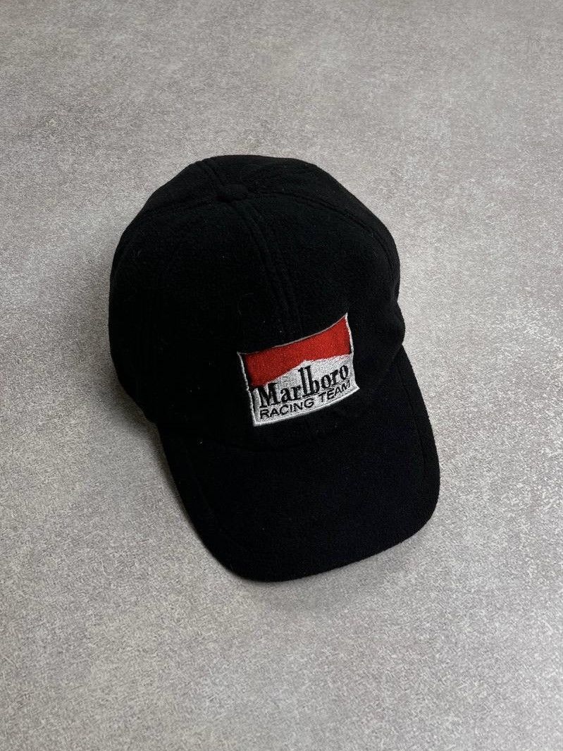 Marlboro × Vintage Vintage 90's Marlboro Trapper F-1 Racing Y2K Cap Rally Os Size ONE SIZE - 2 Thumbnail