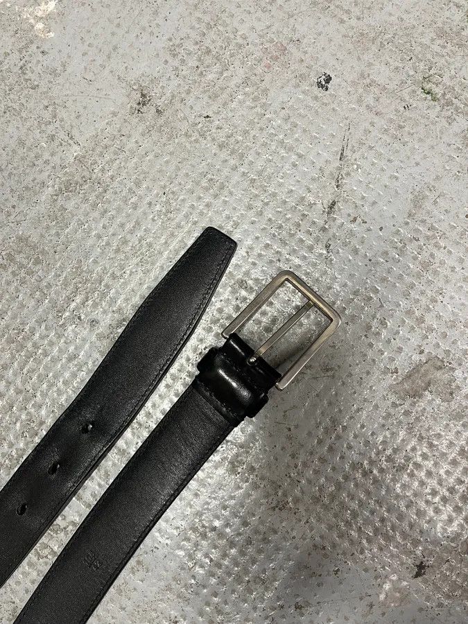 Prada × Vintage Prada Black Leather Belt Size ONE SIZE - 5 Thumbnail