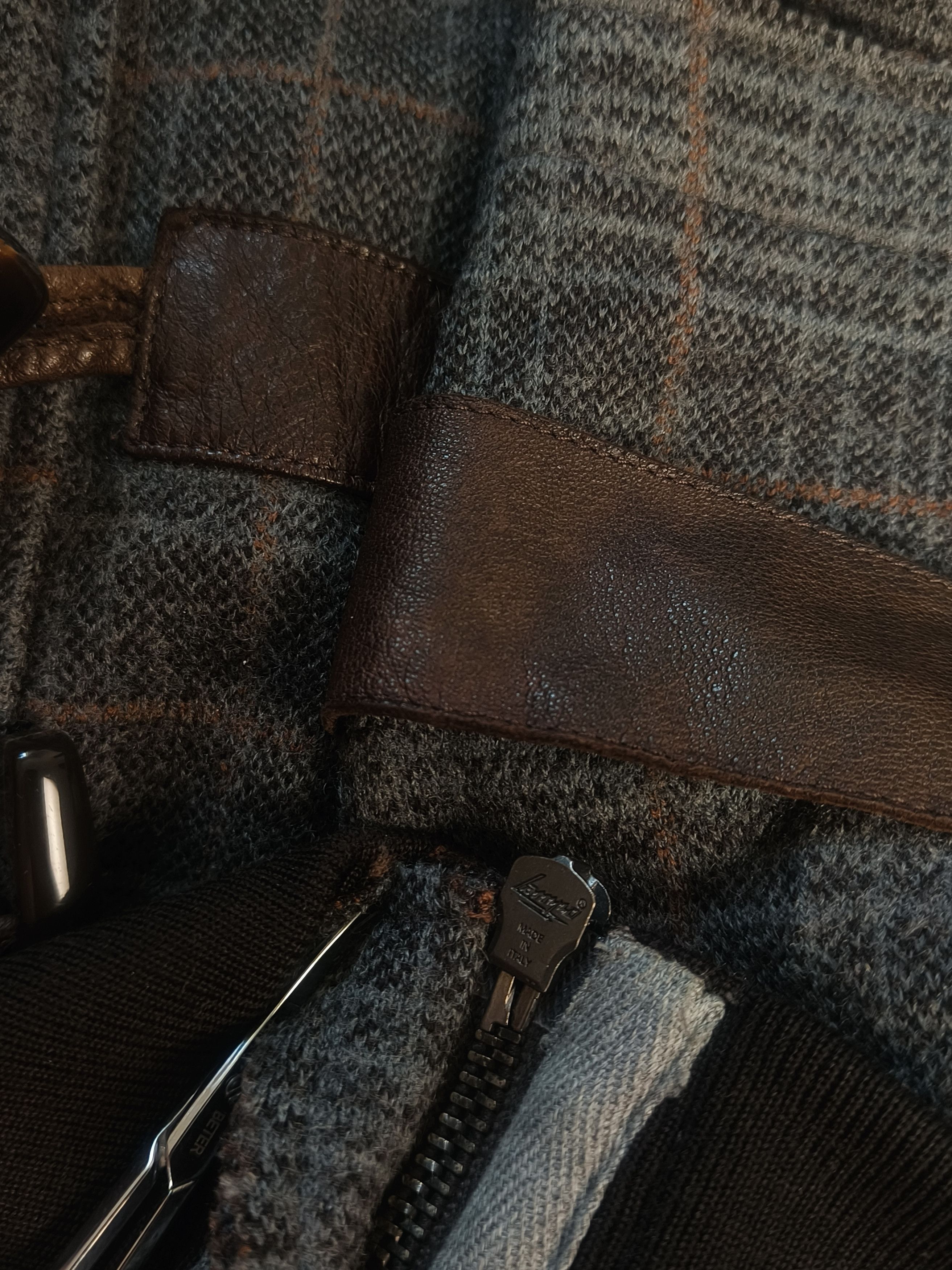 Paolo Pecora Paolo Pecora Checked Virgin Wool Alpaca Duffle Coat Size US XS / EU 42 / 0 - 7 Thumbnail