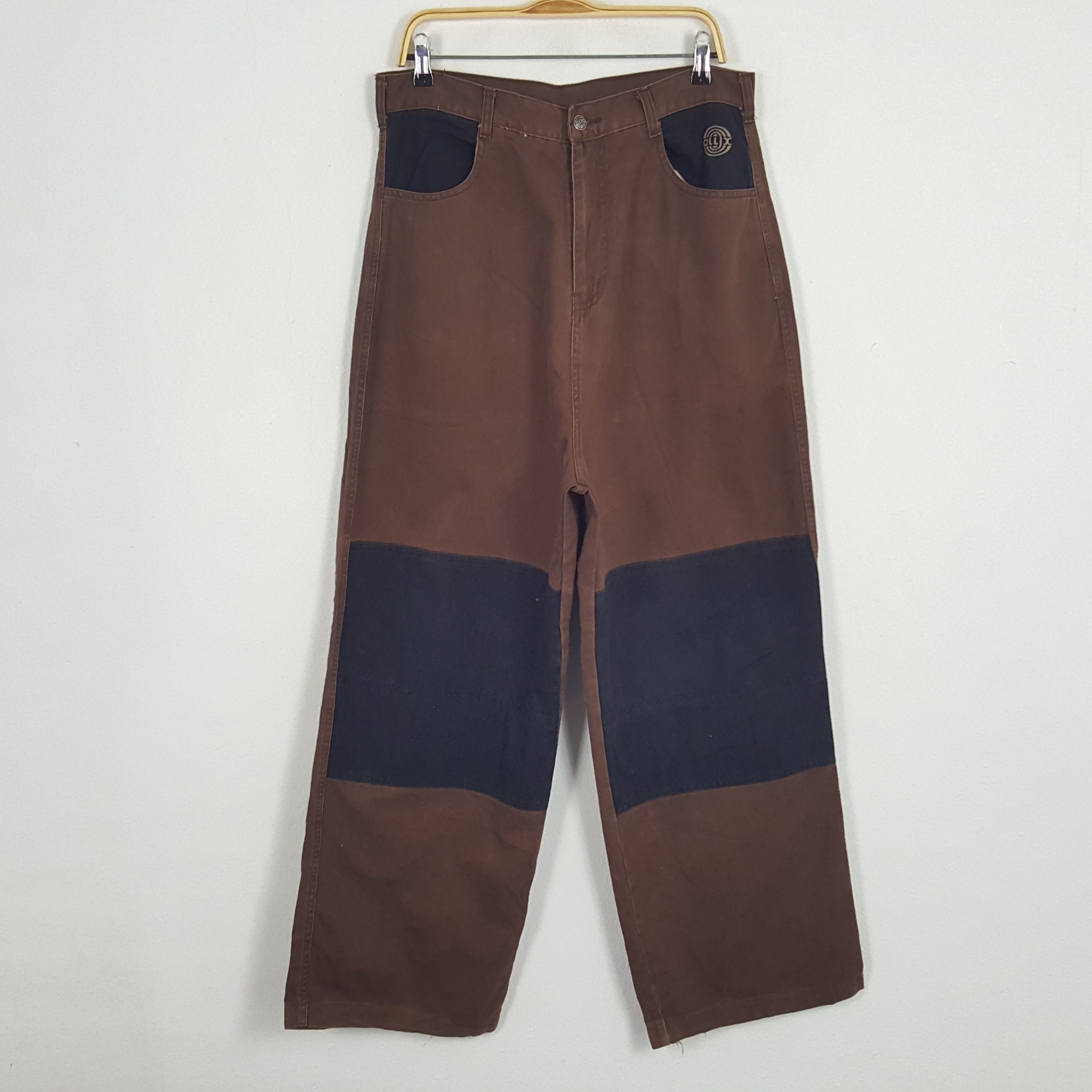 Japanese Brand × Vintage Vintage Allix Japan Knee Patch Casual Pants Size US 33 - 1 Thumbnail