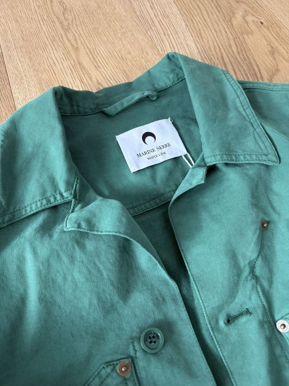 Marine Serre Marine Serre Workwear Jacket Evergreen Size US XS / EU 42 / 0 - 4 Thumbnail