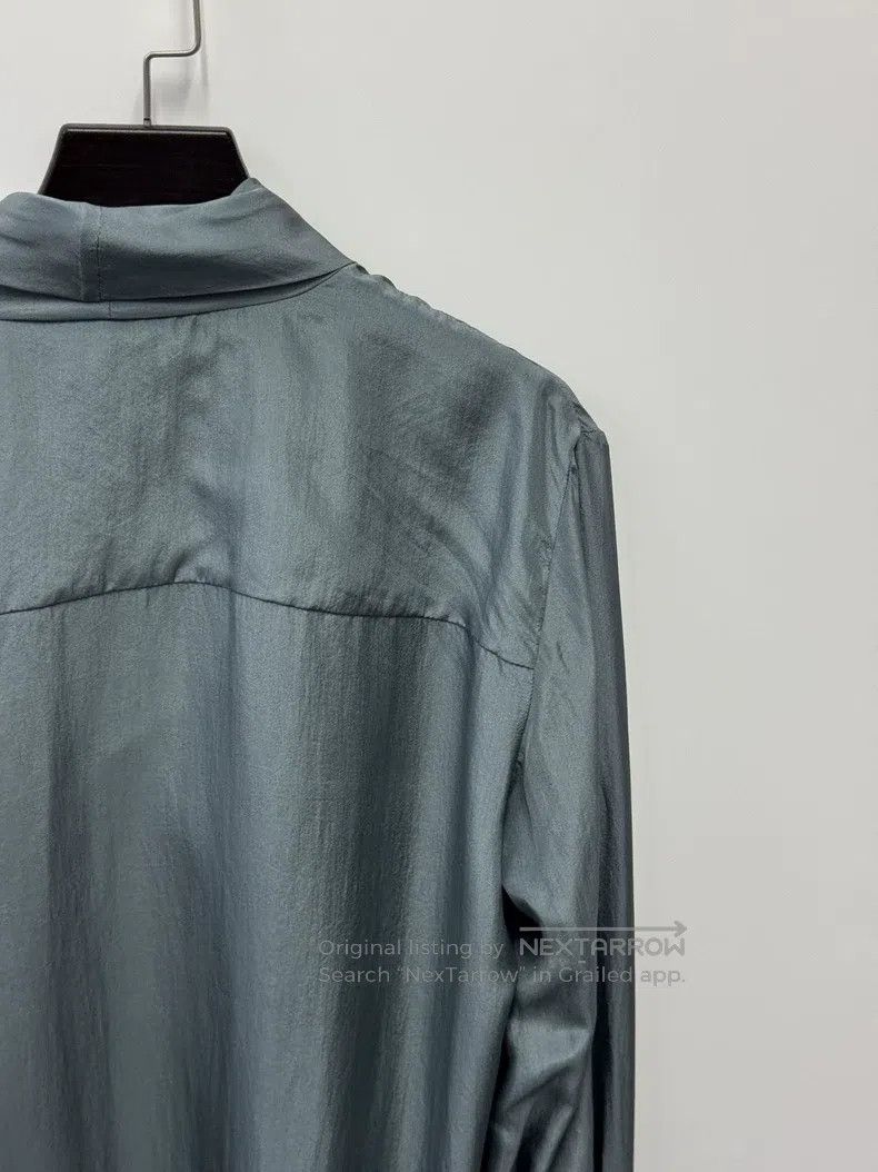 Brunello Cucinelli Brunello Cucinelli Women's Silk Shirt Size L / US 10 / IT 46 - 5 Thumbnail