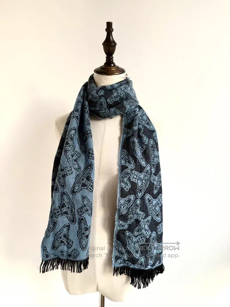 Vivienne Westwood Vivienne Westwood Black and Blue Double-Sided Full Print S Size ONE SIZE - 5 Thumbnail