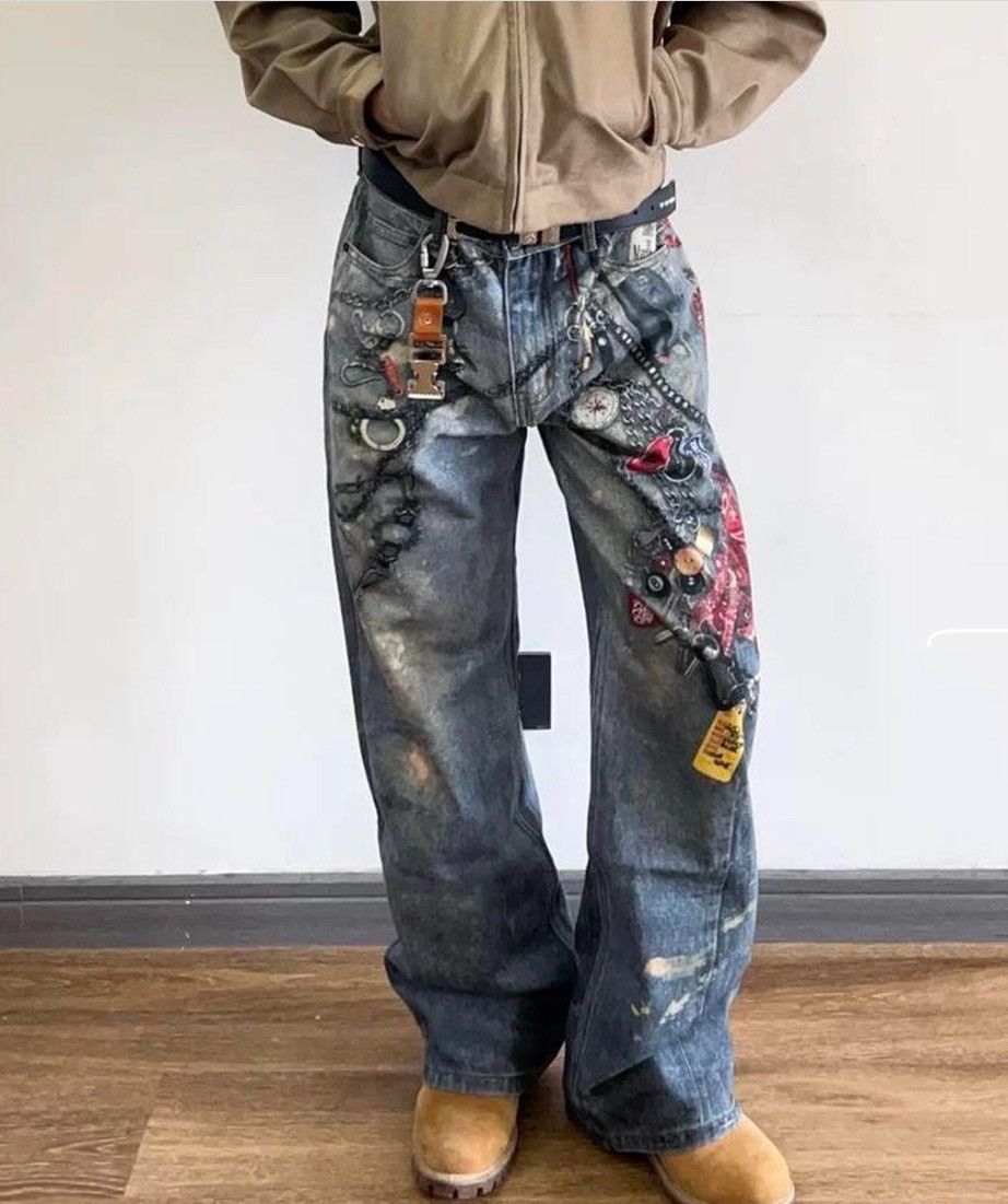 Designer × Vintage Vintage jeans Size US 31 - 1 Thumbnail