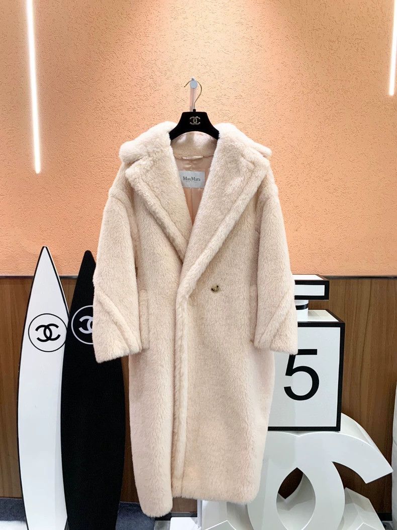 Max Mara Teddy Bear Coat Jacket Classic Doll Pink