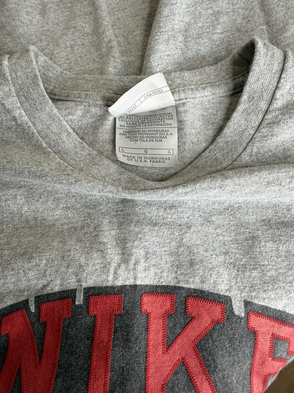 Nike Vintage Nike Spellout Silver Tag Large Size US L / EU 52-54 / 3 - 4 Thumbnail