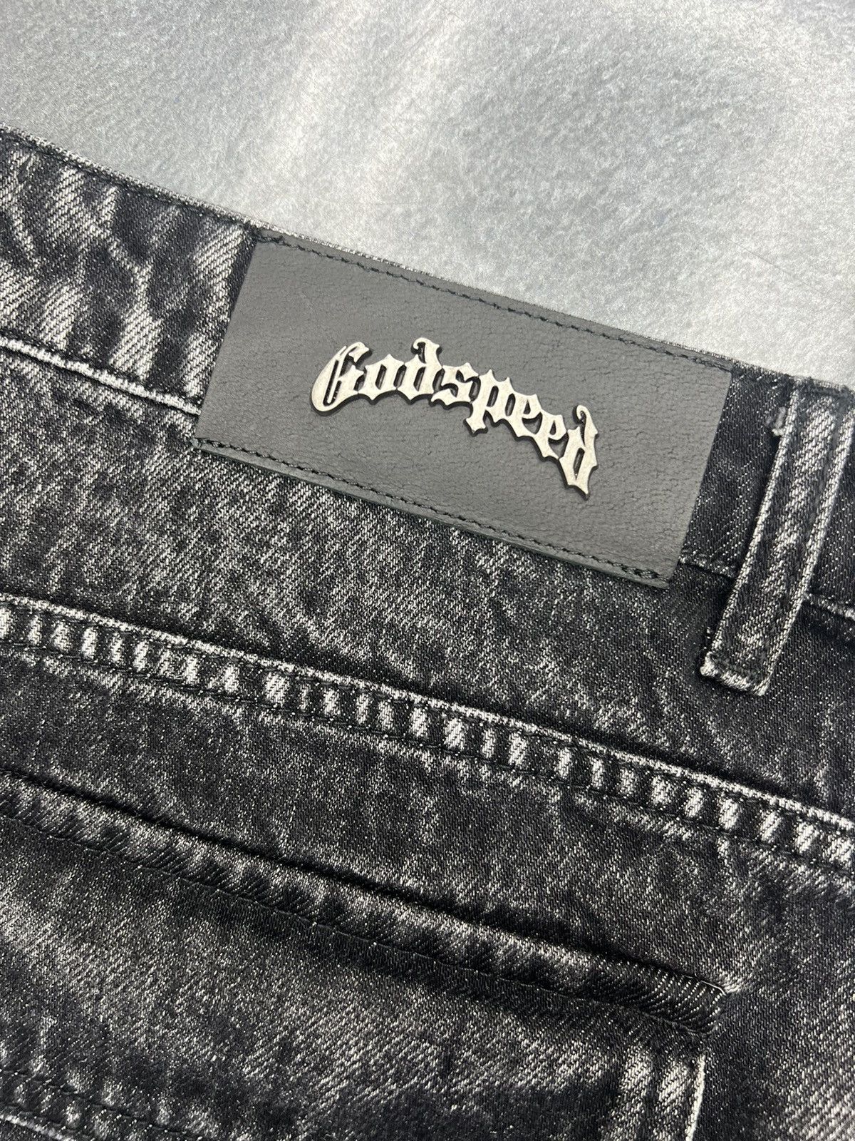 Godspeed Godspeed Octagon Cargo Denim Shorts Size US 38 / EU 54 - 6 Thumbnail