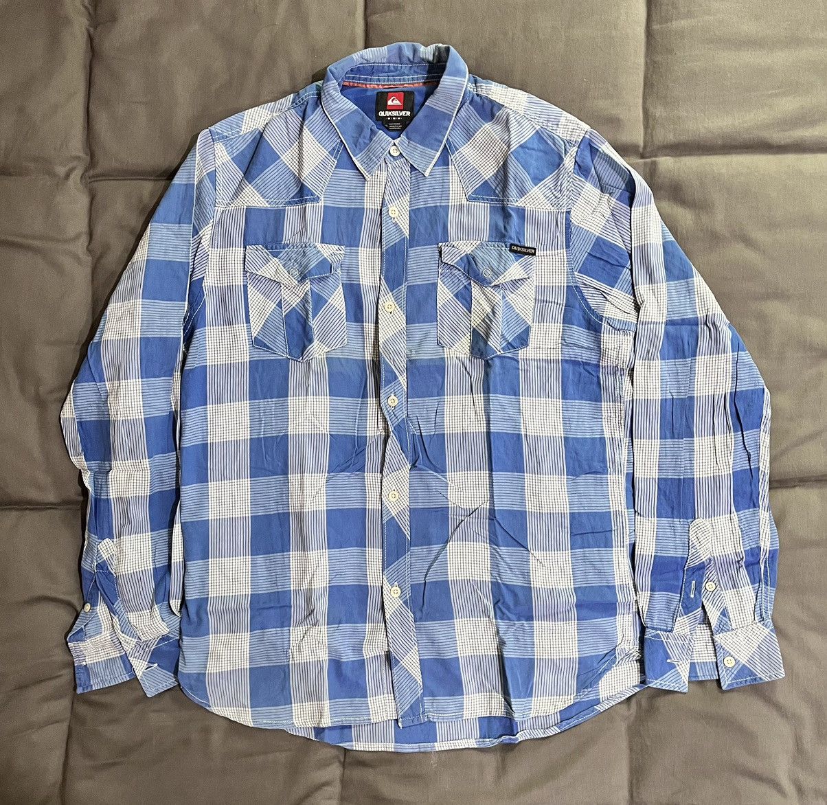 Quiksilver × Vintage Quiksilver Men’s Plaid Button Down Size US M / EU 48-50 / 2 - 1 Thumbnail