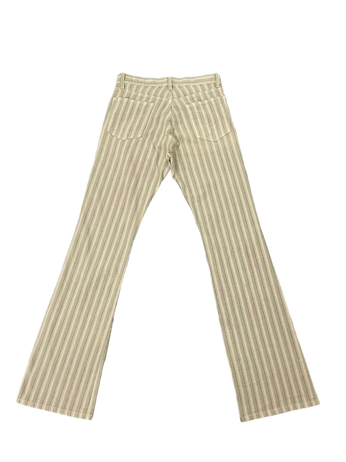 Japanese Brand Flare Jeans Blue Way Japan Striped Stretch Boot Cut 7🟦3 Size US 30 / EU 46 - 11 Thumbnail