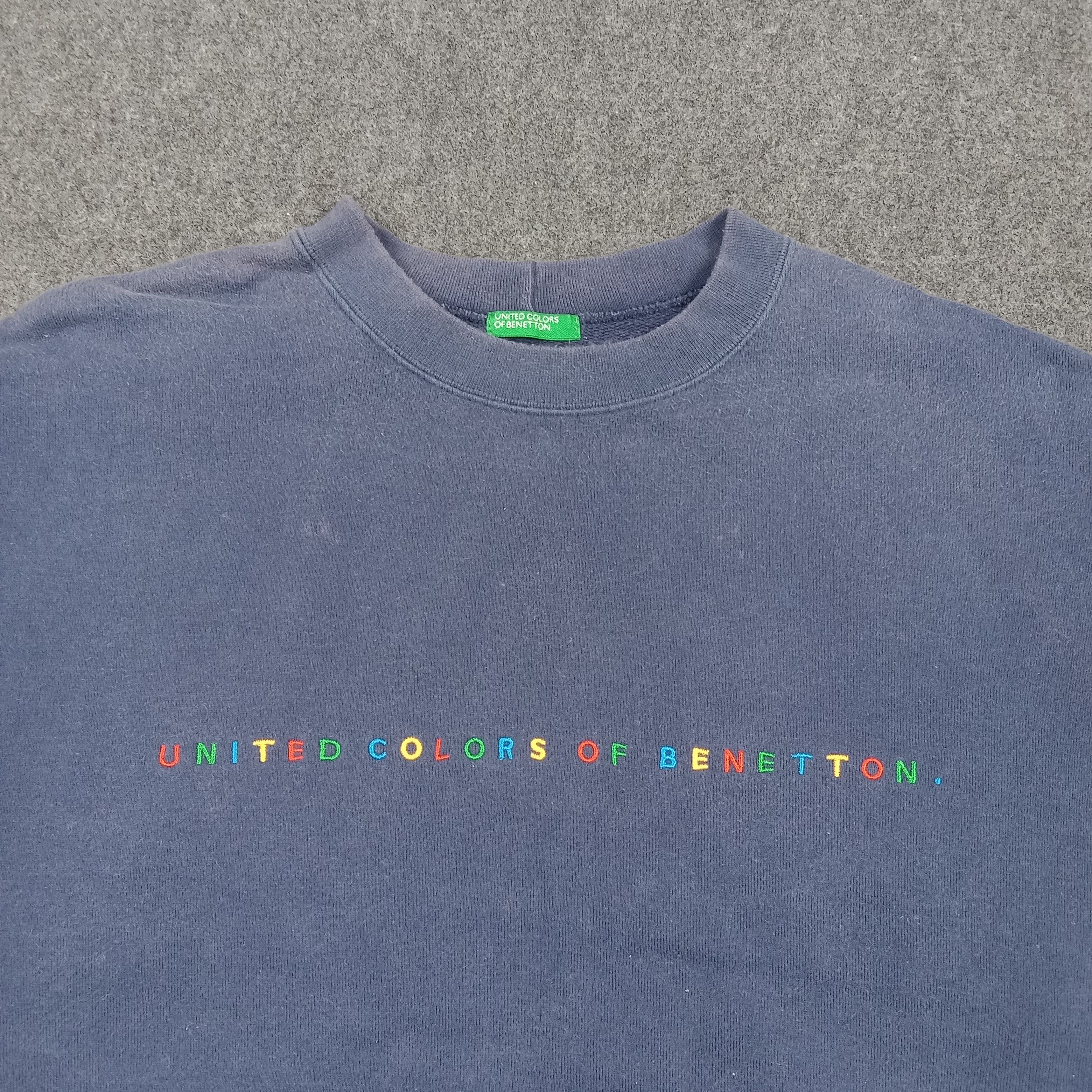 Benetton United Colors of Benetton Oversized Sweatshirt C291N20 Size US XL / EU 56 / 4 - 2 Thumbnail