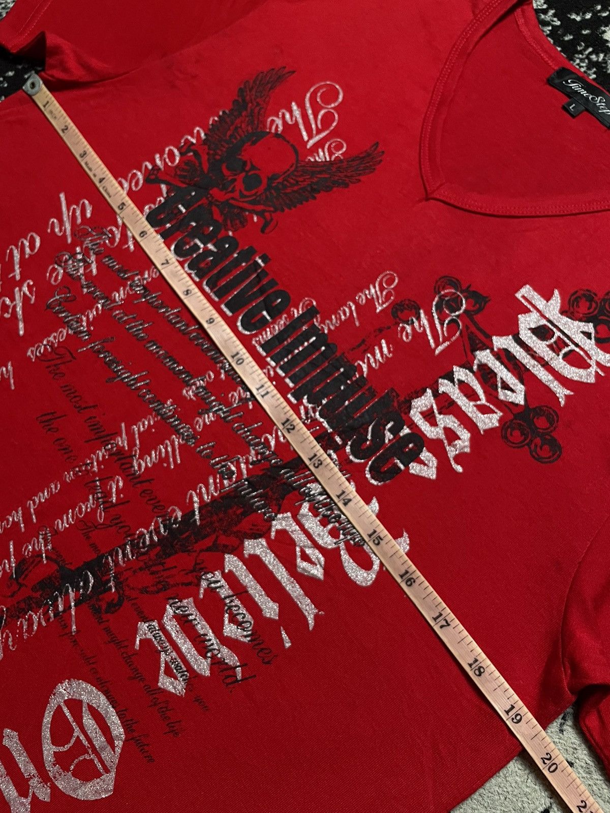 Japanese Brand Y2K time step grunge skull punk ifsix lgb style Size US L / EU 52-54 / 3 - 10 Thumbnail