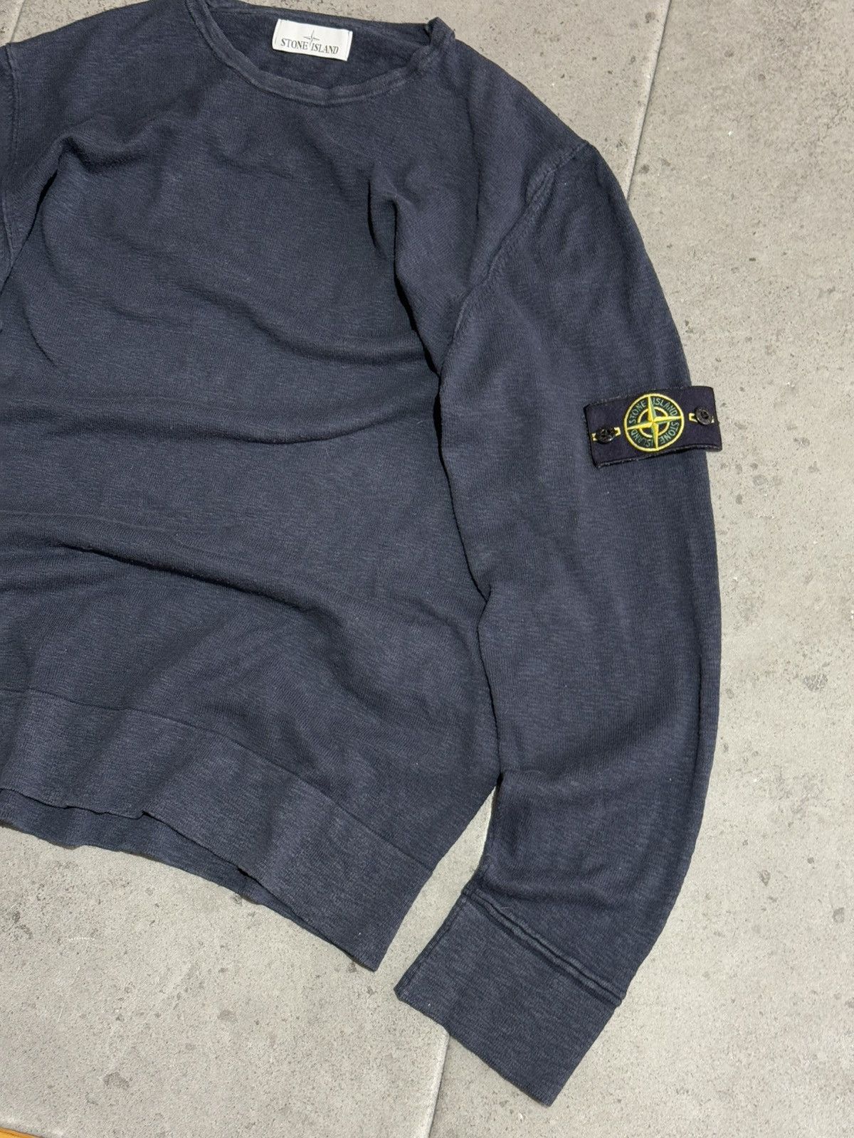 Stone Island Vintage style Stone Island Sweatshirt Dark Blue Navy Size US L / EU 52-54 / 3 - 4 Thumbnail