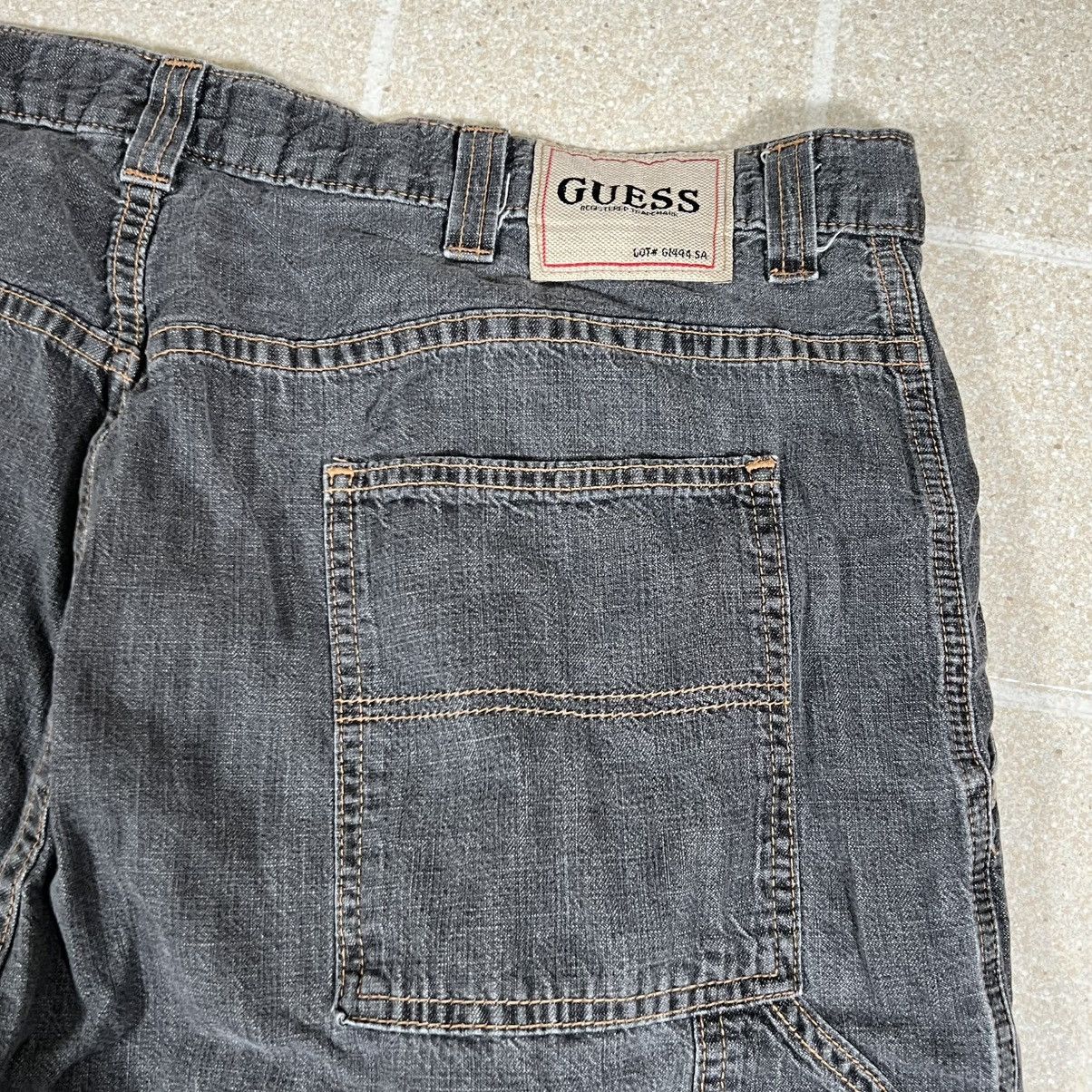 Guess Vintage USA Made Guess Black Jeans Carpenter 32x30 Denim Size US 32 / EU 48 - 4 Thumbnail
