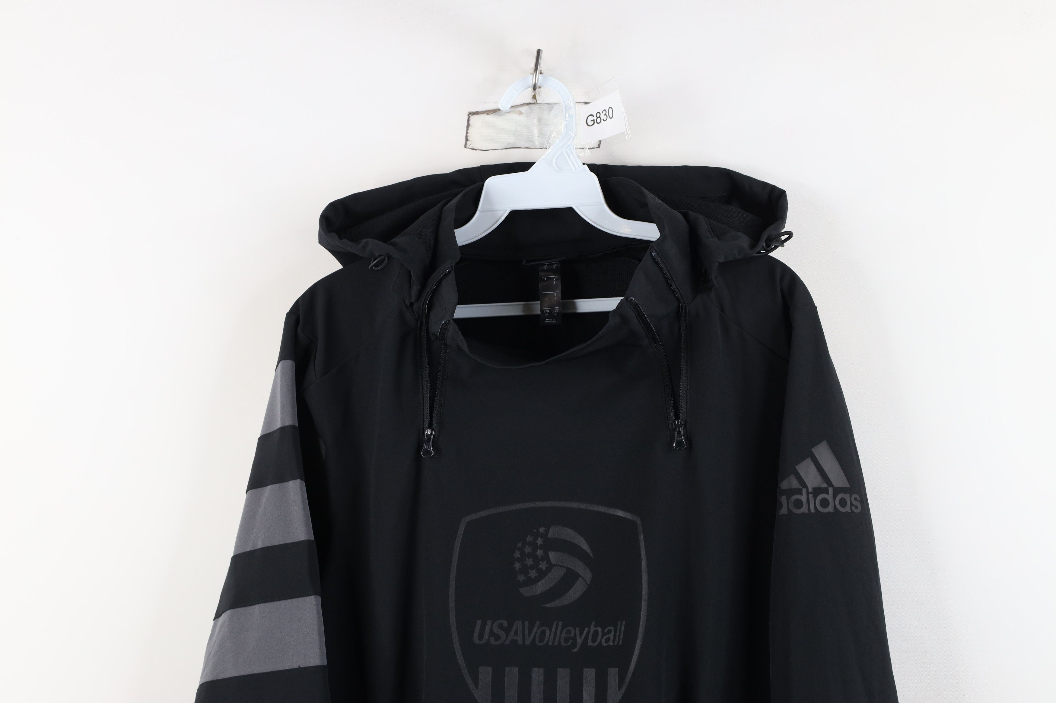 Adidas Adidas Team Issued USA Volleyball Hooded Pullover Jacket Size US S / EU 44-46 / 1 - 2 Thumbnail
