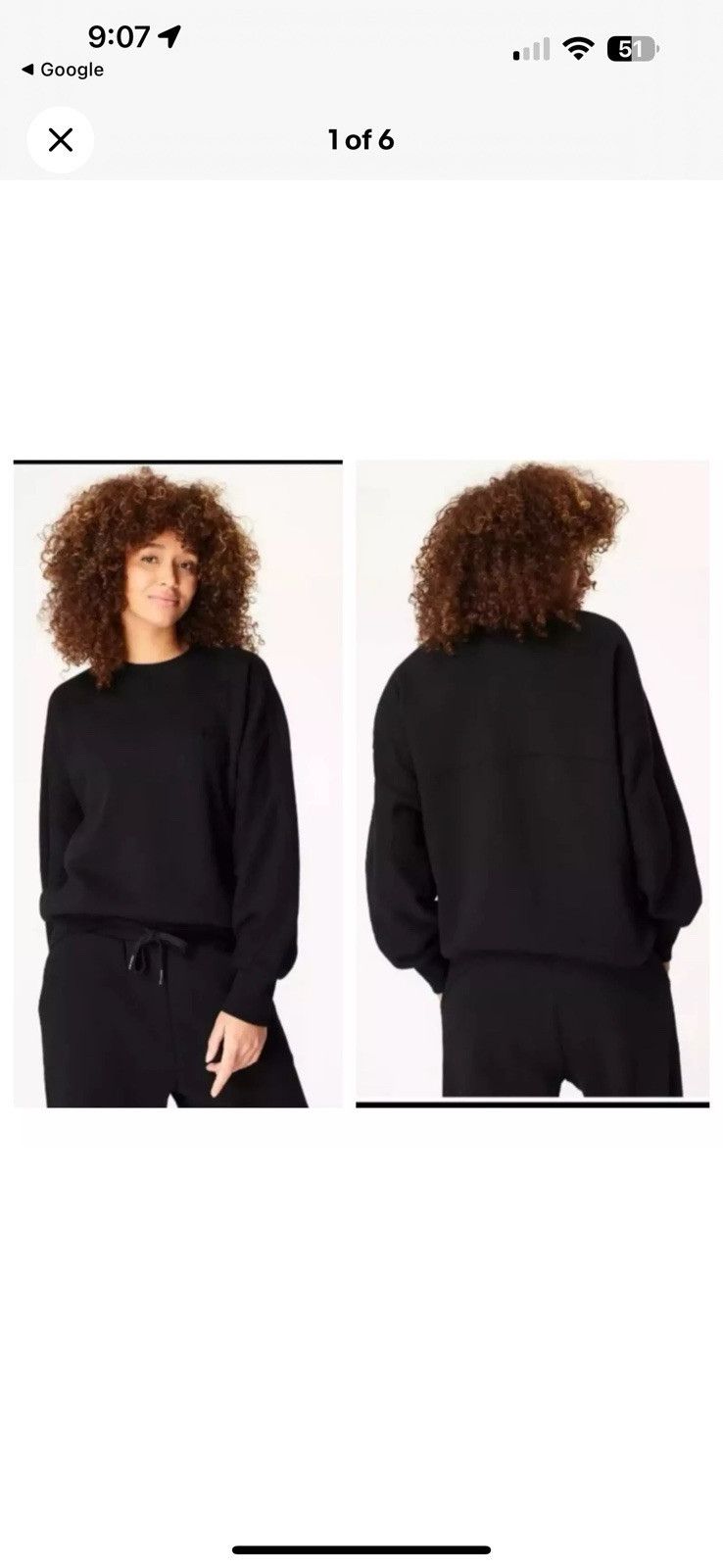 Sweaty Betty Womens Sweatshirt SWEATY BETTY London Essentials Size L Size L / US 10 / IT 46 - 8 Thumbnail