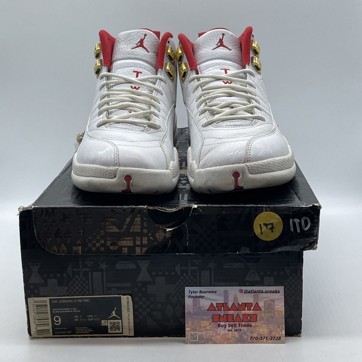 Jordan Brand Air Jordan 12 FIBA Size US 9 / EU 42 - 2 Thumbnail