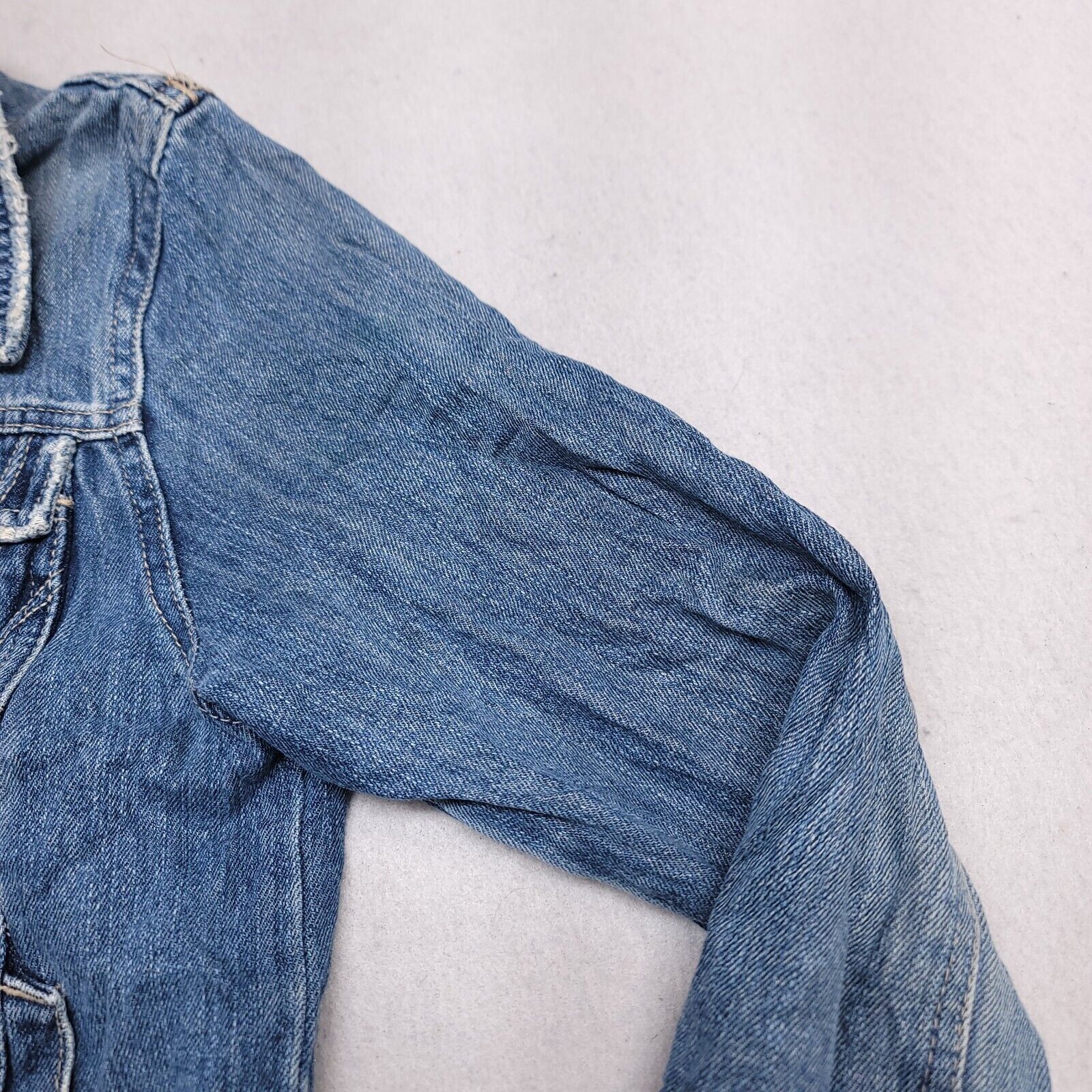 Aeropostale Aeropostale Button Up Denim Jean Jacket Womens Size M Blue Size M / US 6-8 / IT 42-44 - 5 Thumbnail