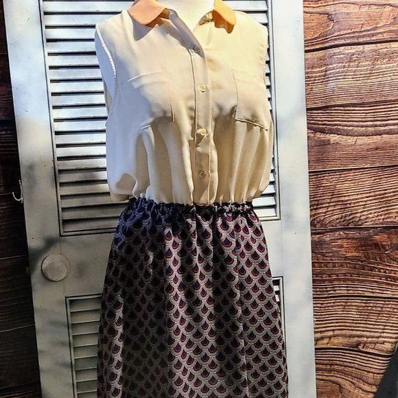 Other Maison Jules Lg Sleeveless Shirtdress Size L / US 10 / IT 46 - 4 Thumbnail