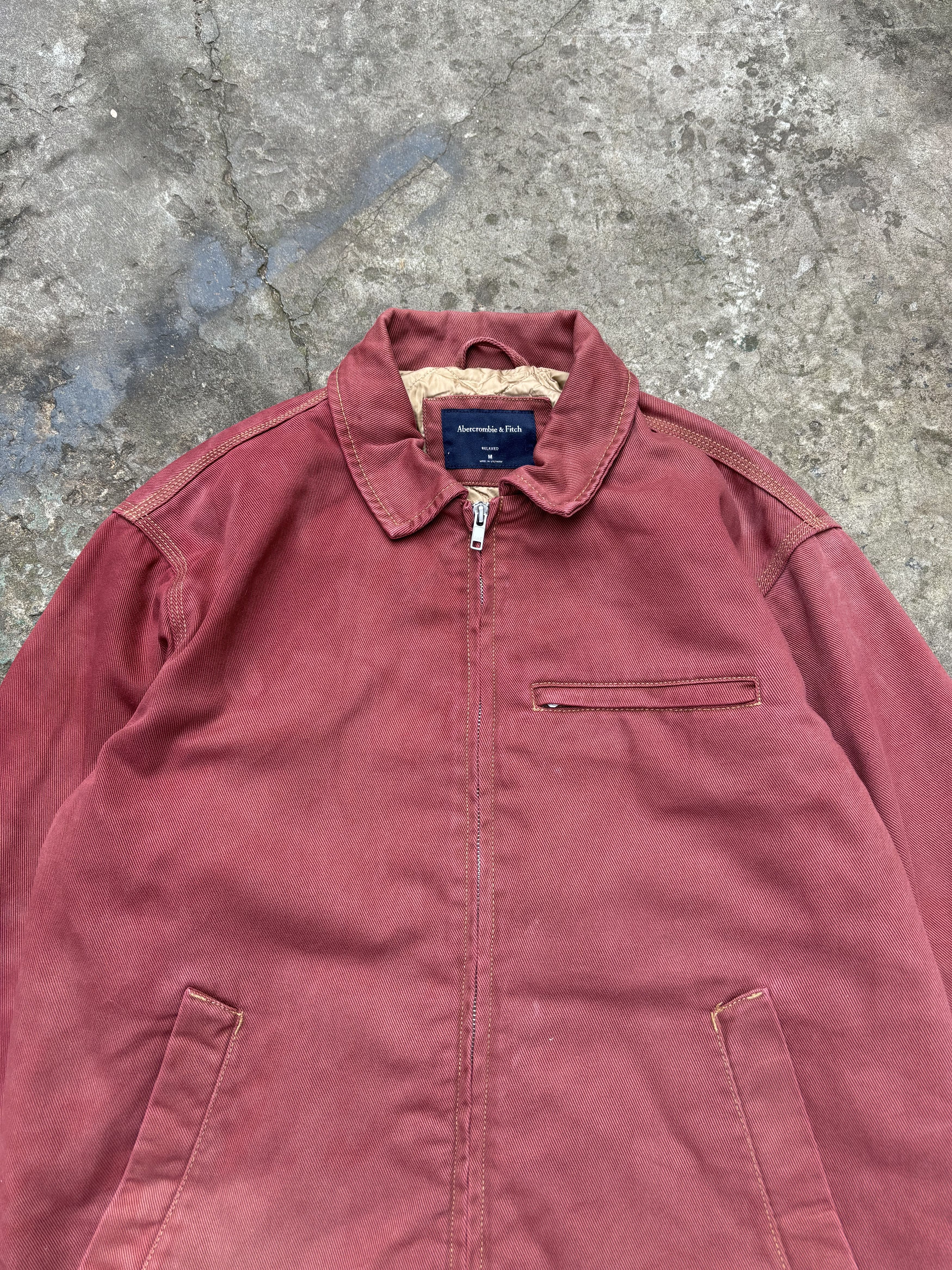 Abercrombie & Fitch Abercrombie Fitch Garment Dyed Canvas Work Insulated Jacket Size US M / EU 48-50 / 2 - 3 Thumbnail