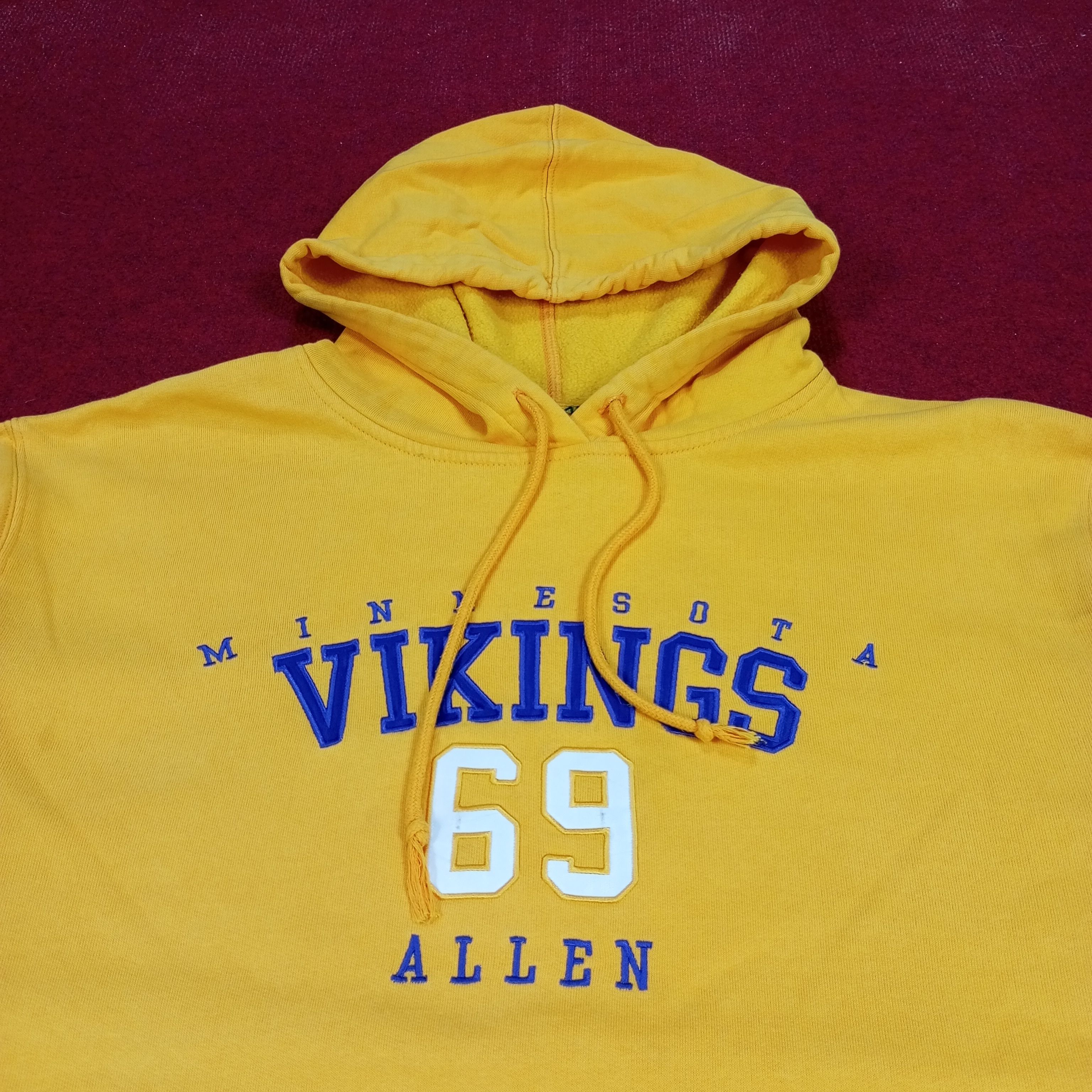 NFL × Reebok × Vintage Minnesota Vikings Football Team Sports Reebok Hoodies Size US XL / EU 56 / 4 - 2 Thumbnail