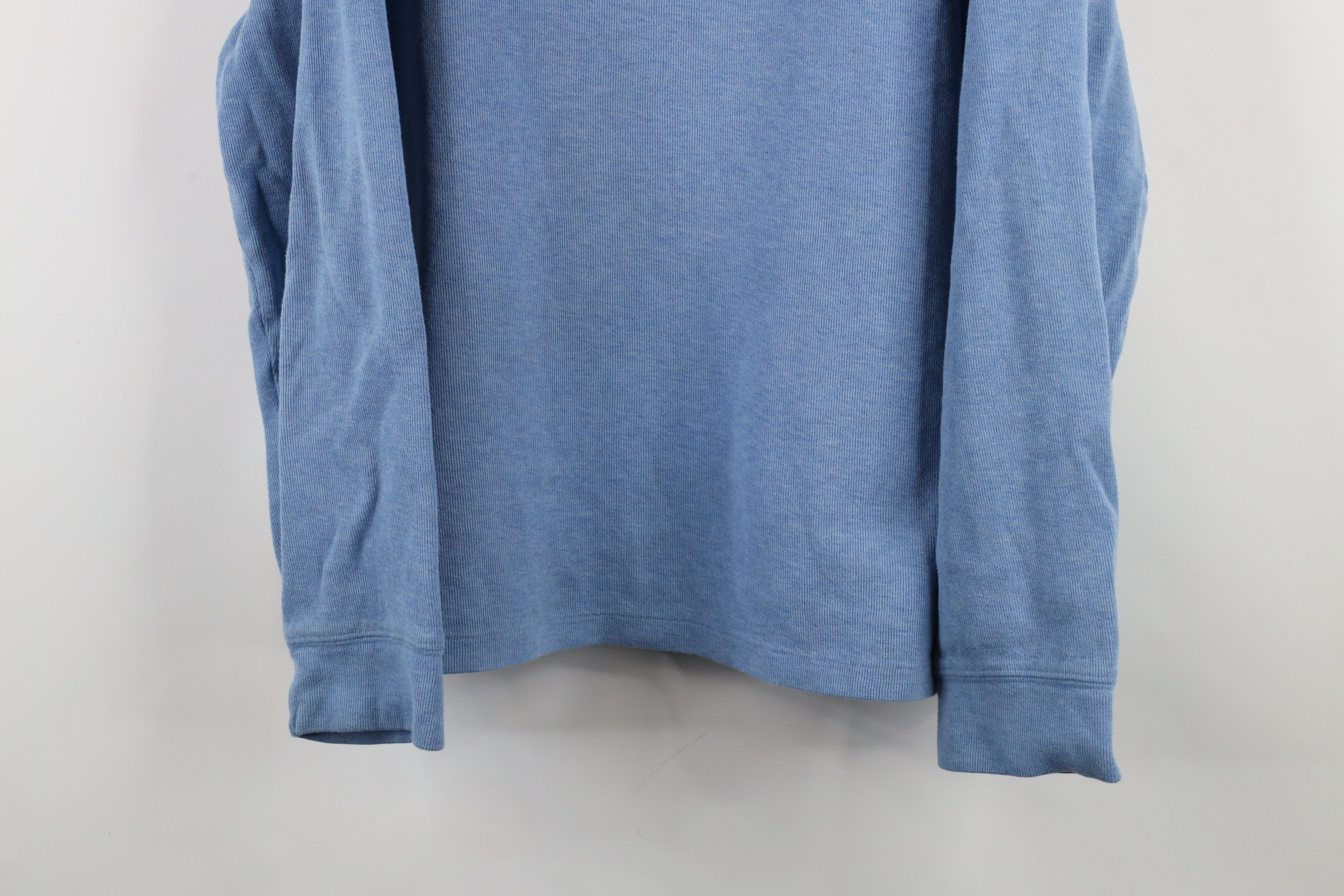 Ralph Lauren × Vintage Vintage Ralph Lauren Rib Cotton Ribbed Knit Half Zip Sweater Size US L / EU 52-54 / 3 - 3 Thumbnail