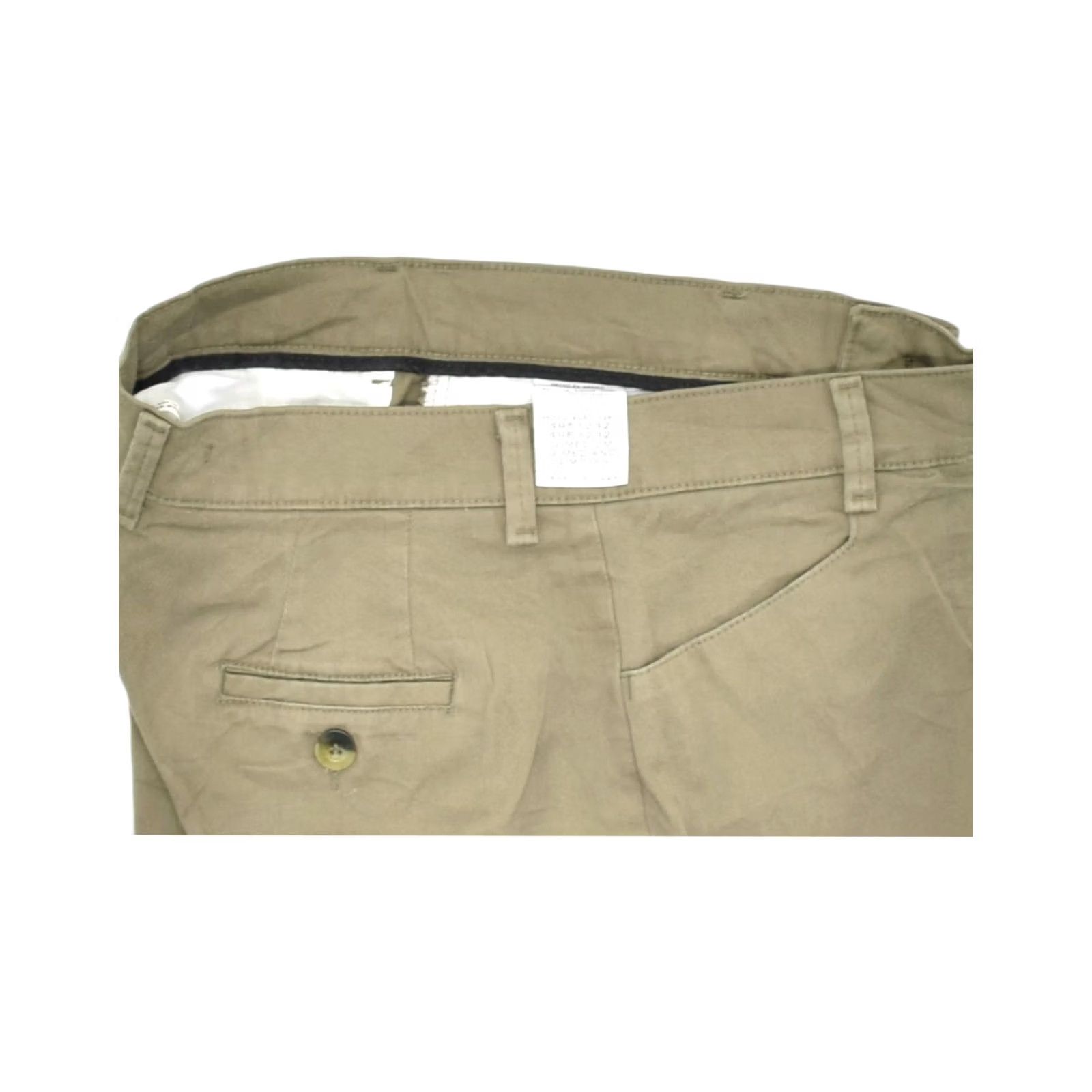 Lee LEE Womens Straight Casual Trousers US 12 Large W33 L31 Khaki Cotton Size 36" / US 14 / IT 50 - 3 Thumbnail