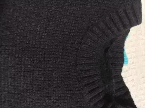 VIBE "Blue Flames" Oversized Knitted Sweater Sweatshirt Pullover Size US M / EU 48-50 / 2 - 4 Thumbnail