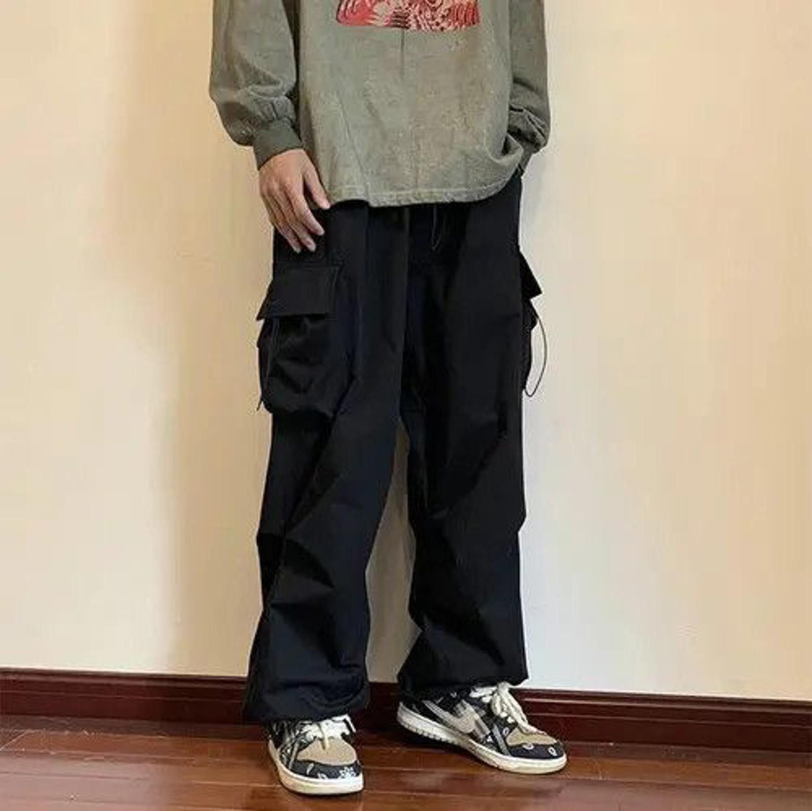 Other Black Multi Pocket Cargo Pants Size US 32 / EU 48 - 5 Thumbnail