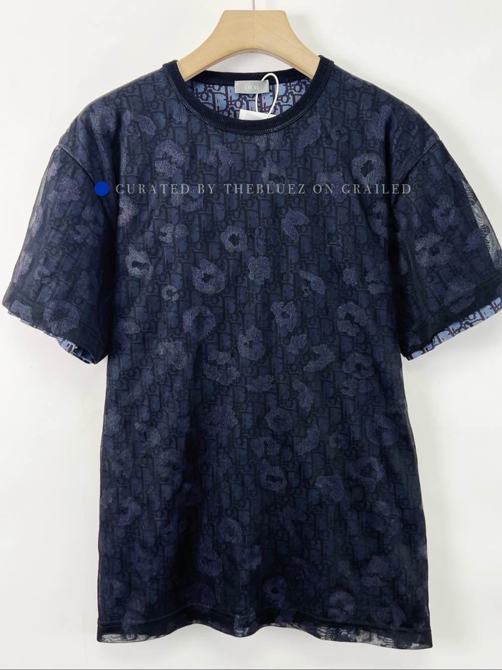 Dior Classic Blue Short Sleeve Tee Size US L / EU 52-54 / 3 - 1 Thumbnail