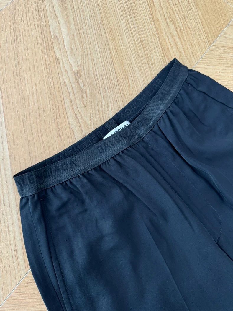 Balenciaga Balenciaga Straight-leg trousers made of draped fabric Size US 34 / EU 50 - 2 Thumbnail