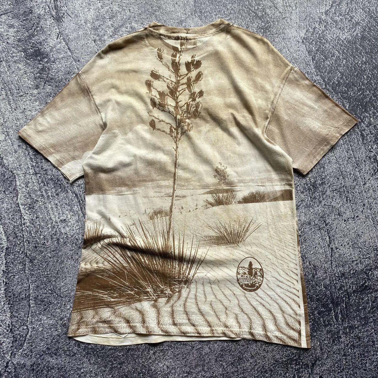 Hanes Rare Design✨ 1992 SIERRA CLUB All Over Print Vintage Tshirt Size US L / EU 52-54 / 3 - 4 Thumbnail