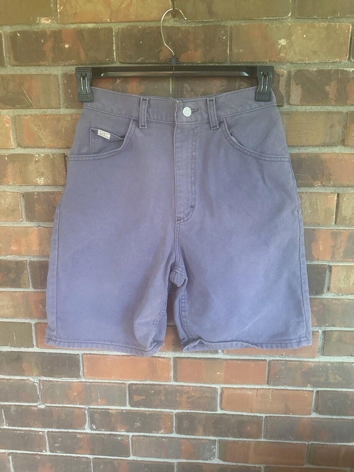 Lee Vintage High Waisted Mom Shorts Size 10 90s Lee Purple Size 32" / US 10 / IT 46 - 1 Thumbnail