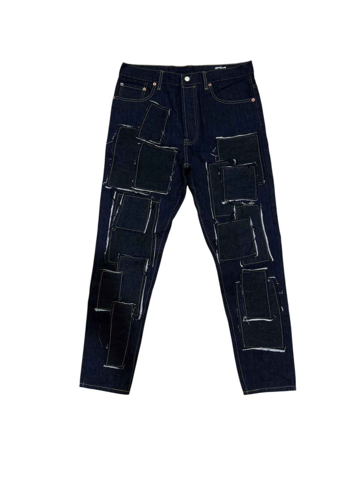 Edition Japan × Junya Watanabe × Levi's LEVIS 501 JAPAN EDITION SLIM TYPE PATCHWORK Size US 34 / EU 50 - 1 Thumbnail