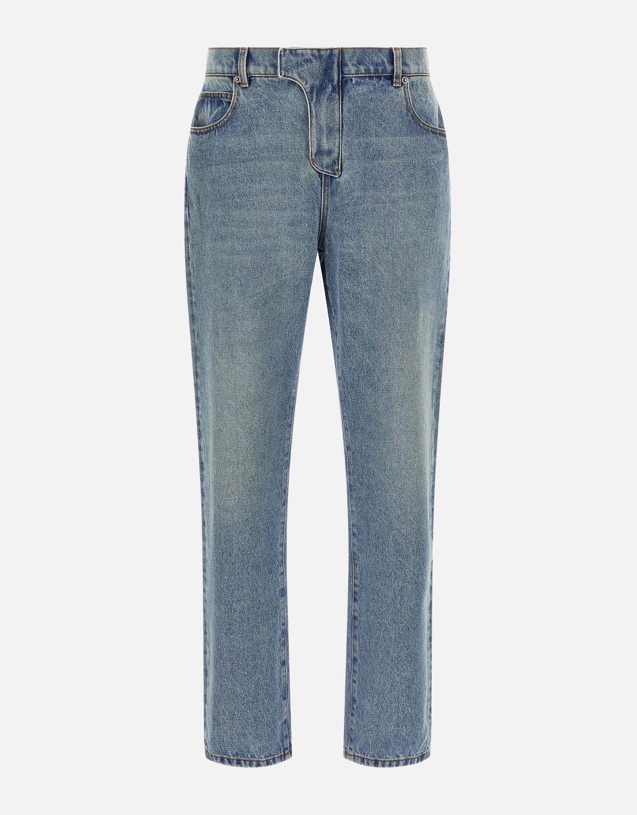 Balmain o1loc1c0526 Denim Jeans in Blue Size US 34 / EU 50 - 1 Thumbnail