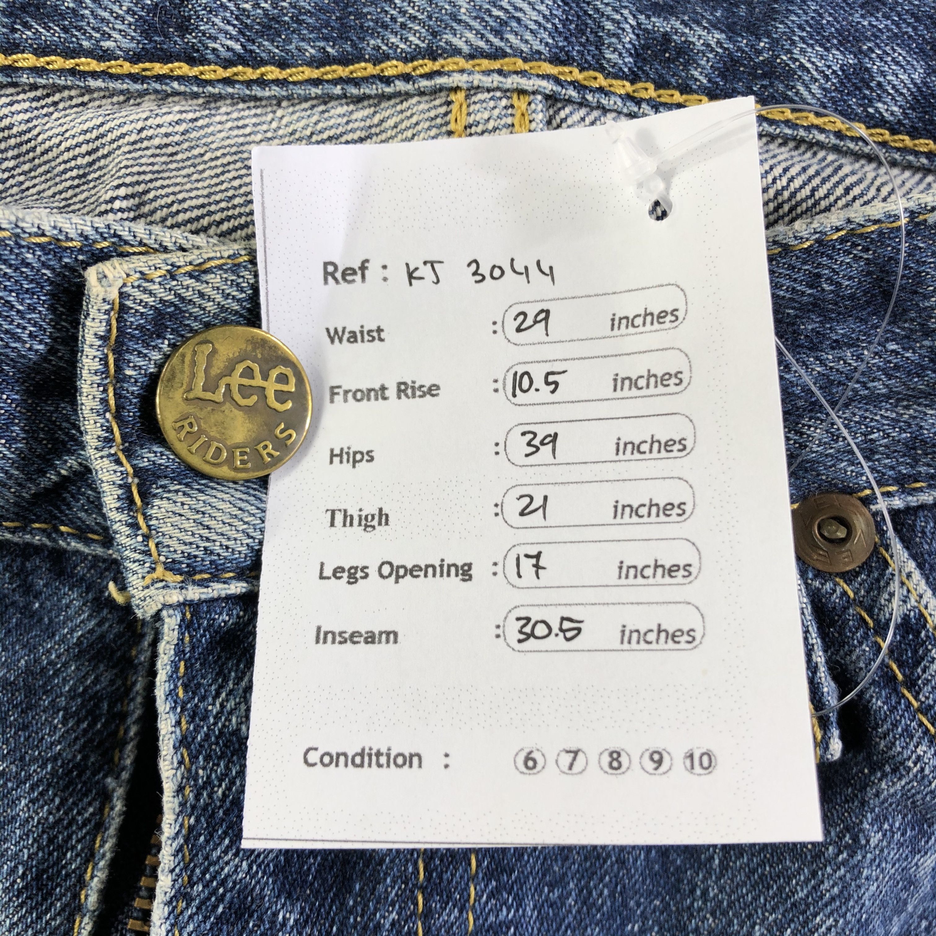 Lee Vintage Lee Jeans Flare Denim KJ3044 Size US 29 - 12 Thumbnail