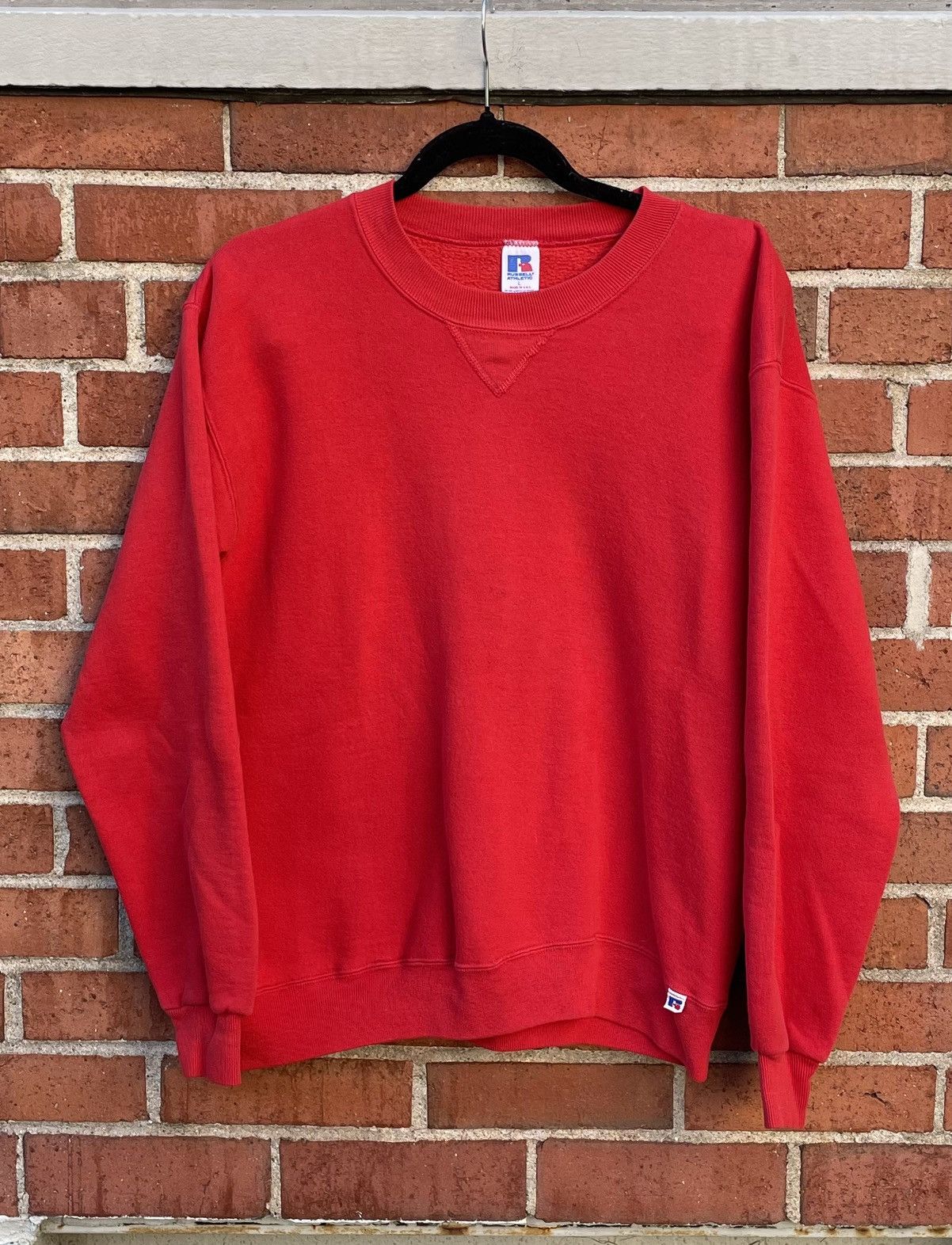 Russell Athletic Vintage 80s Russell Athletic Blank Crewneck Sweatshirt Size US L / EU 52-54 / 3 - 1 Thumbnail