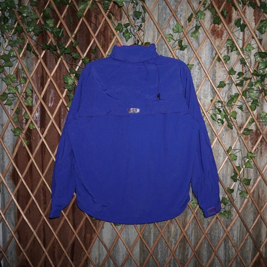 Fila Large - Vintage Y2K Fila 1/2 zip essential light windbreaker Size US L / EU 52-54 / 3 - 2 Thumbnail